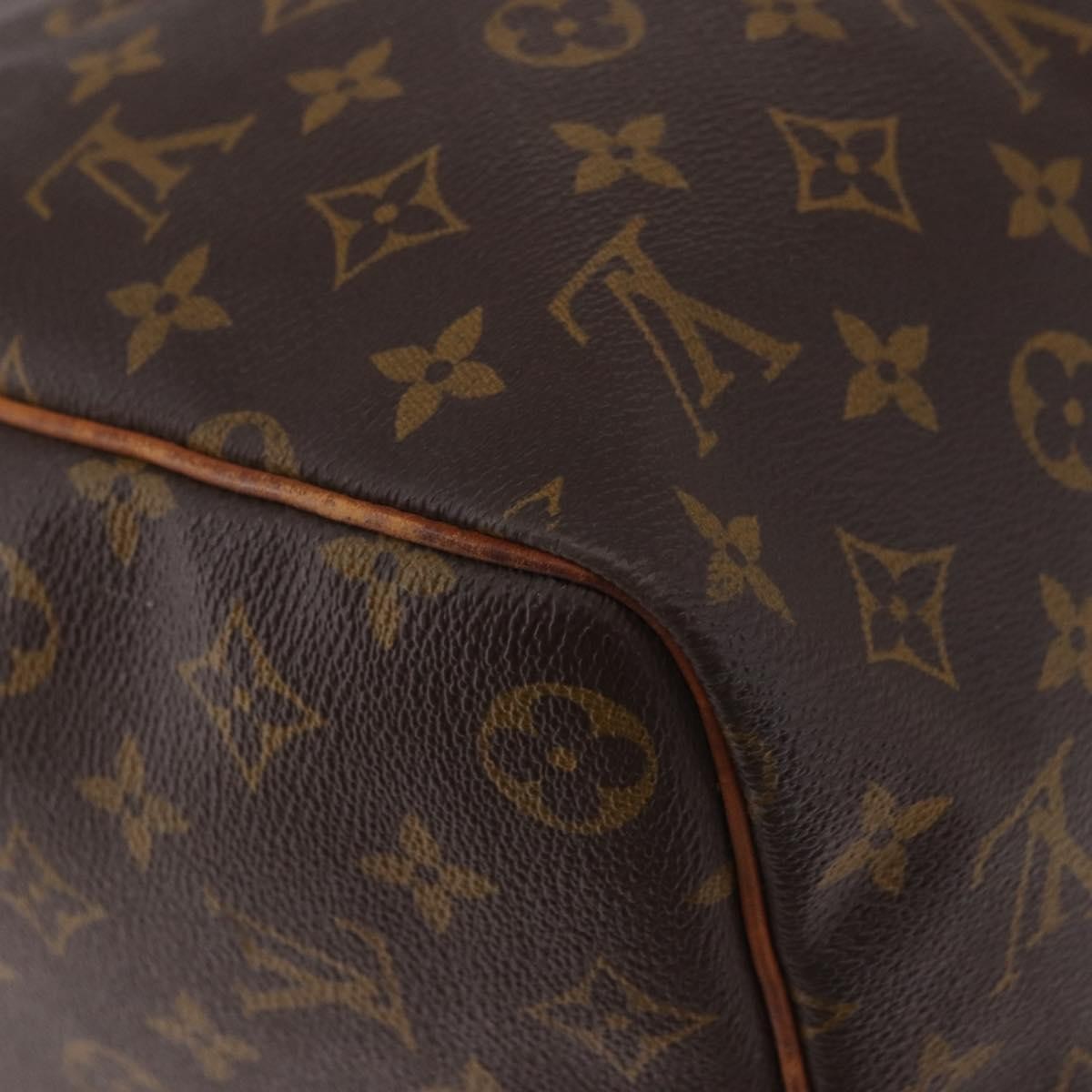 Louis Vuitton Keepall Monogram Canvas Brown Canvas Travel Bag Bag (Pre-Owned)