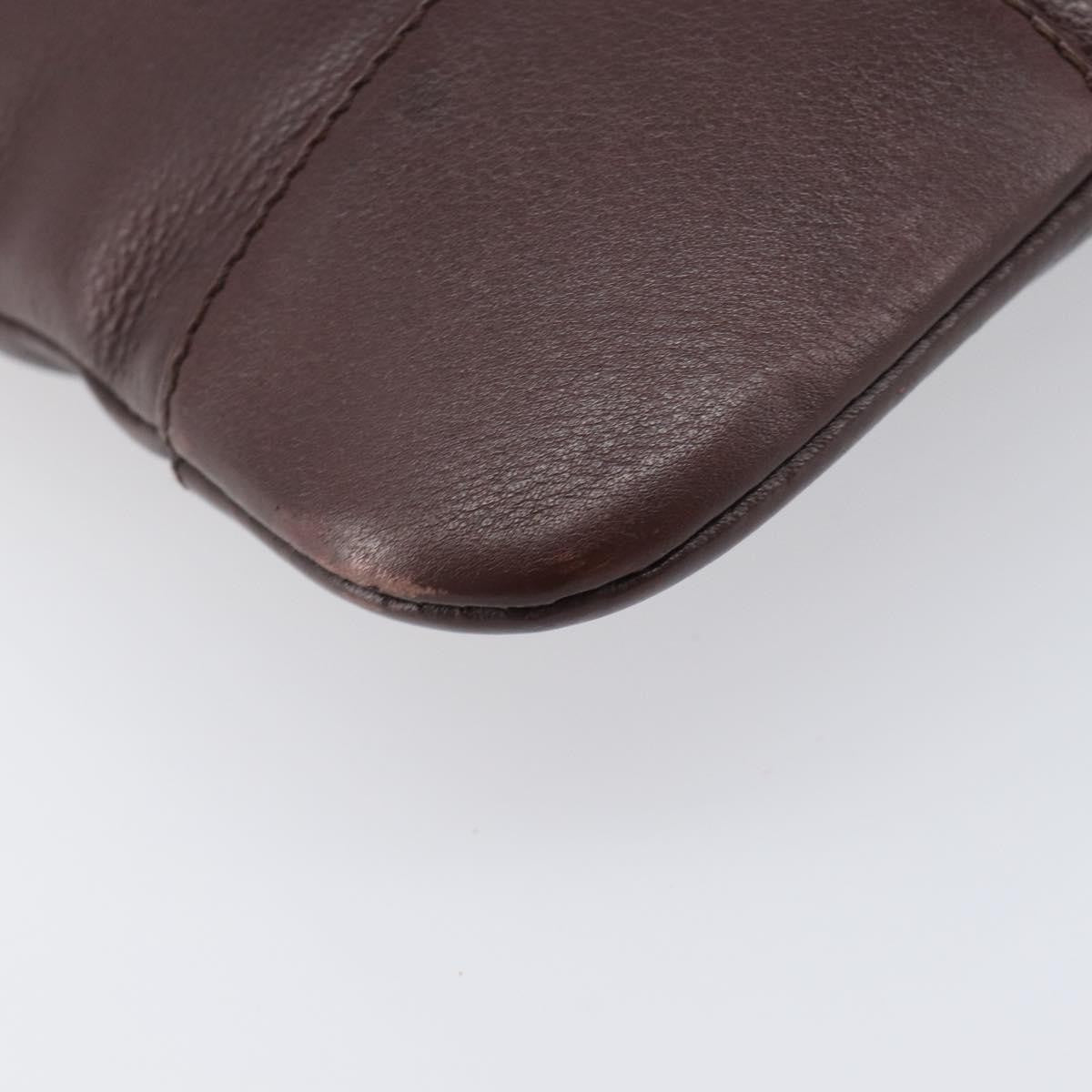 Loewe Anagram Leather Brown Leather Shoulder Bag Bag (Pre-Owned)