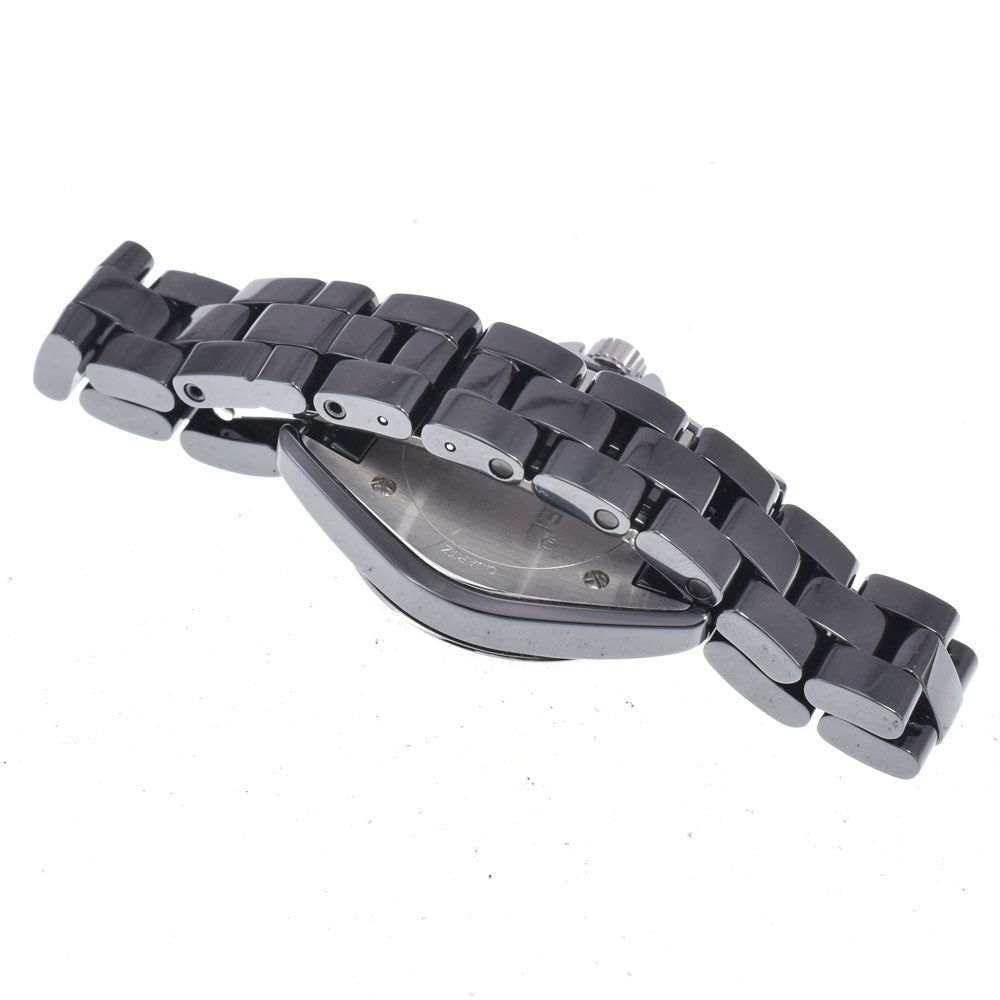 Chanel J12 Quartz Ceramic And Stainless Steel With Sapphire Bezel And Diamond Markers Watch (Pre-Owned)