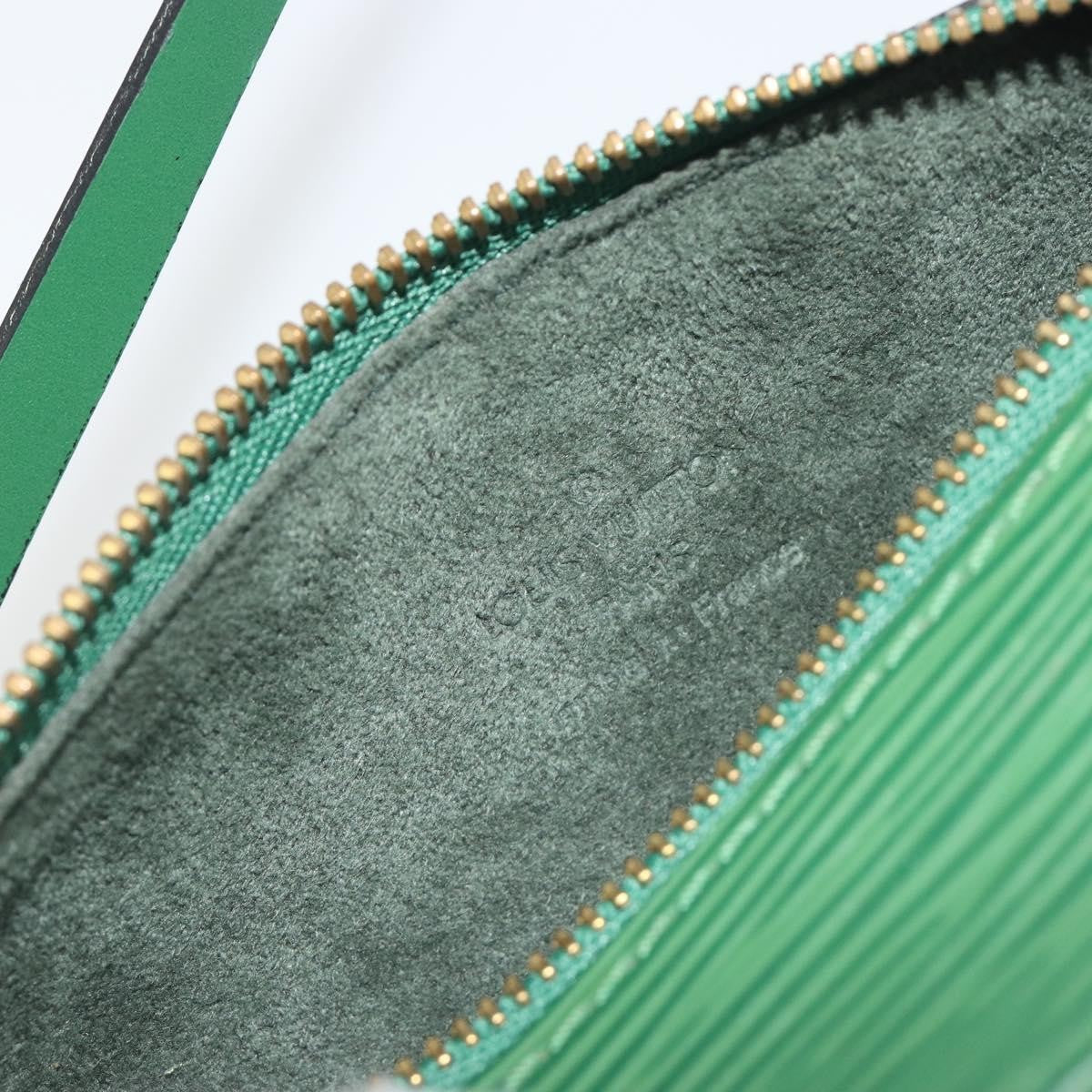 Louis Vuitton Soufflot Pochette Epi Leather Green Leather Clutche & Pouche Bag (Pre-Owned)