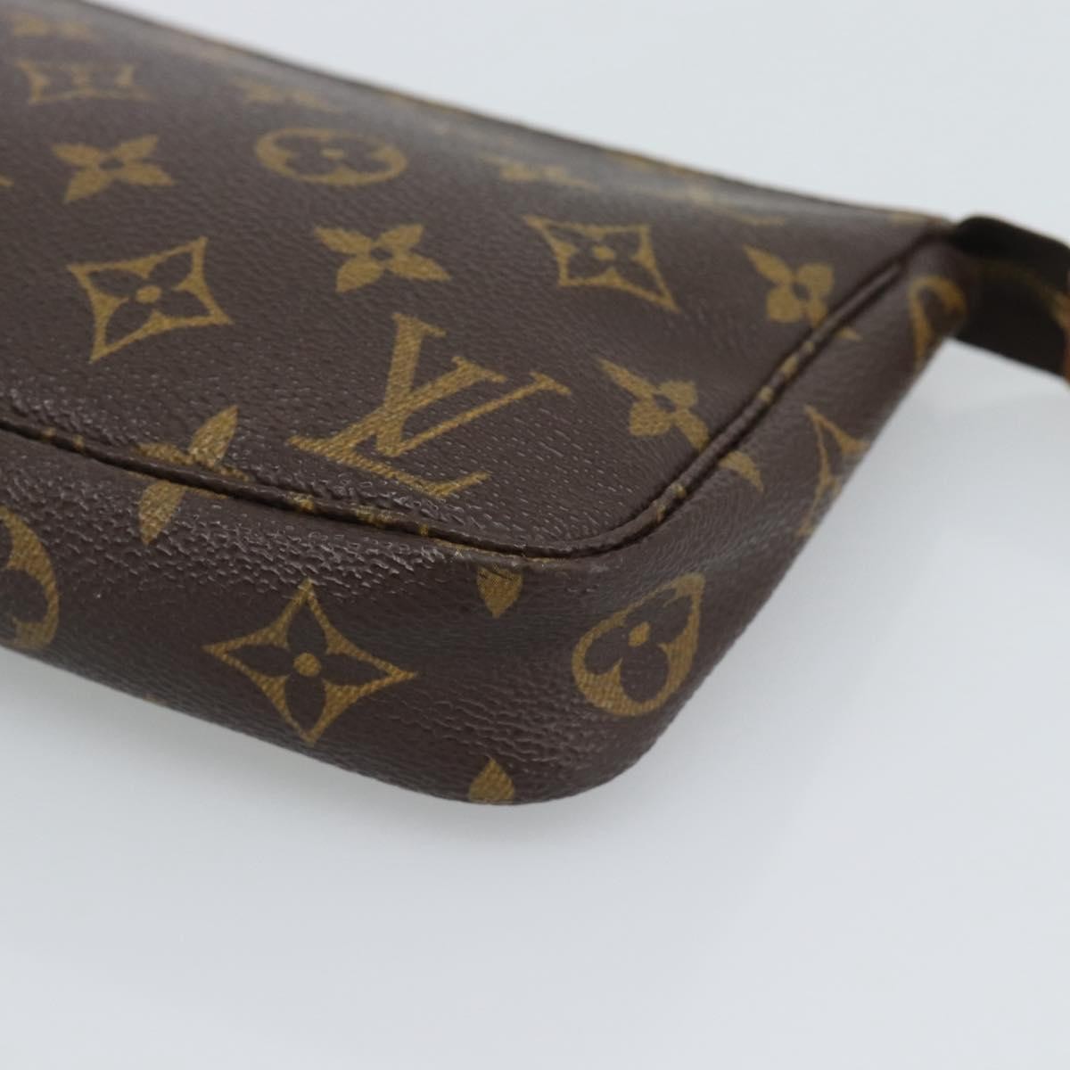 Louis Vuitton Pochette Accessoires Monogram Brown Canvas Clutche & Pouche Bag (Pre-Owned)