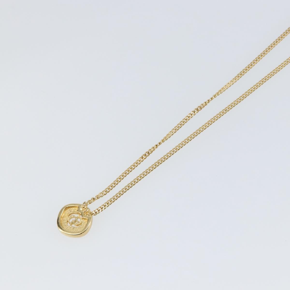 Christian Dior Cd Pendant Metal And Crystals Gold Metal Jewelry (Pre-Owned)