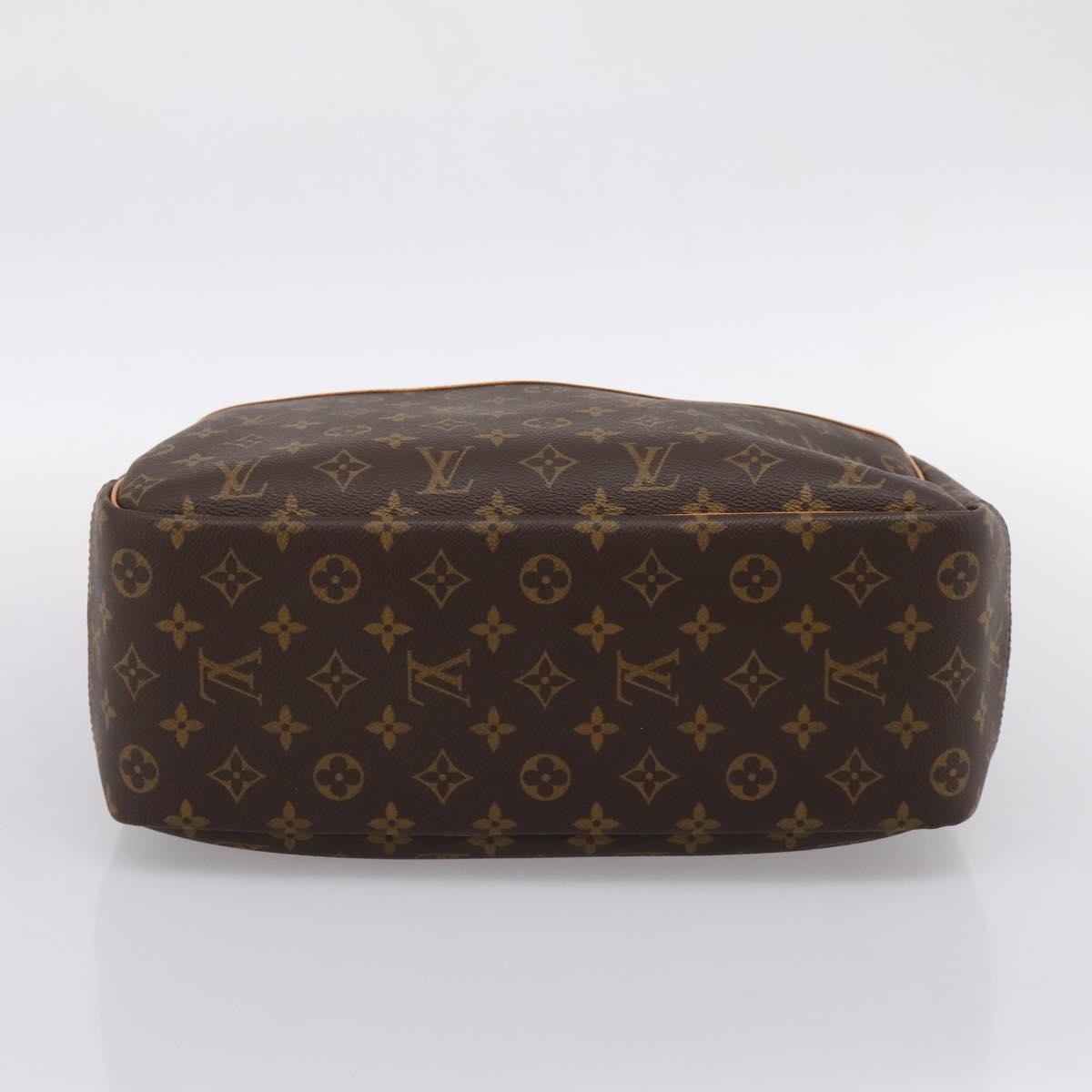 Louis Vuitton Deauville Monogram Canvas Brown Canvas Handbag (Pre-Owned)