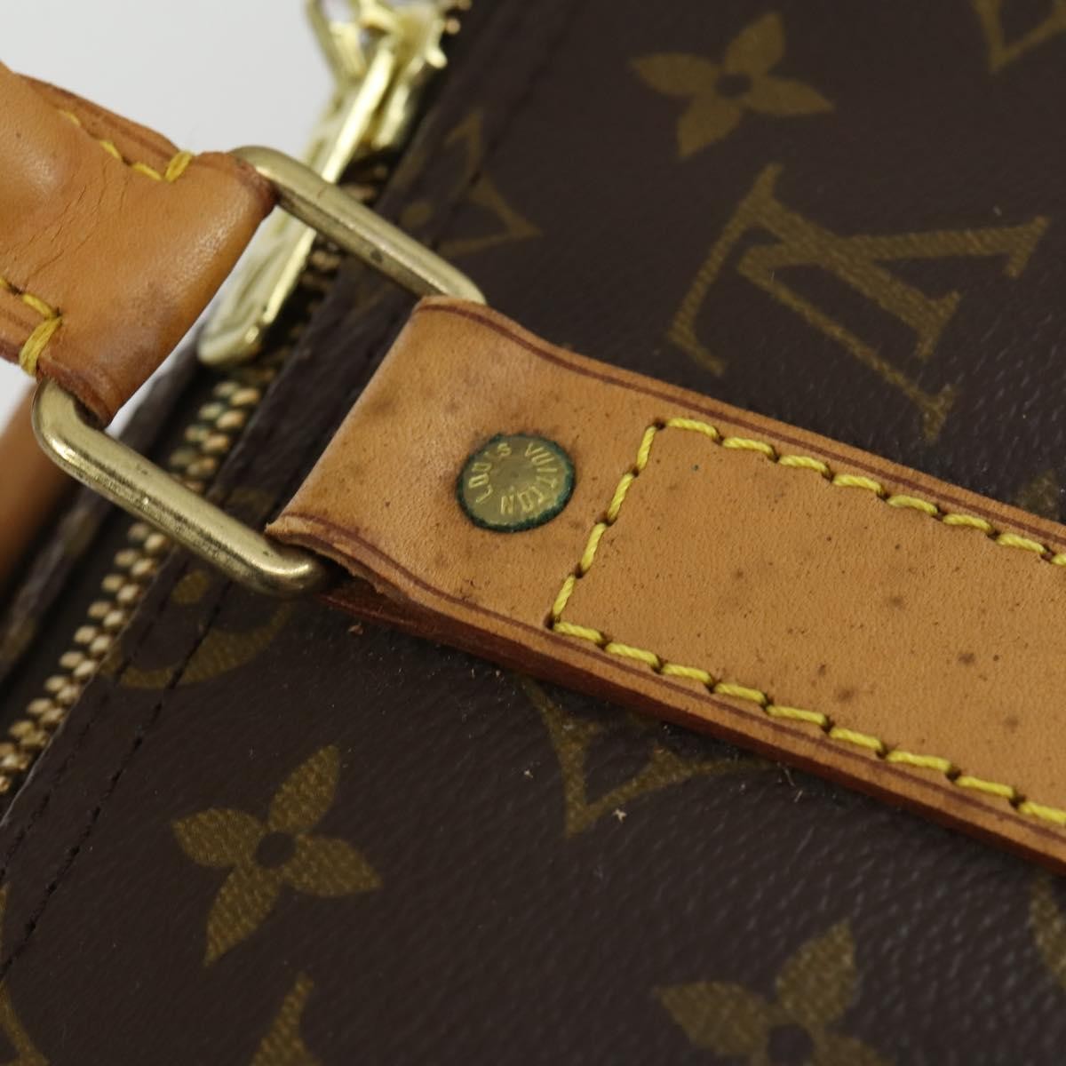Louis Vuitton Keepall Monogram Canvas Brown Canvas Travel Bag Bag (Pre-Owned)