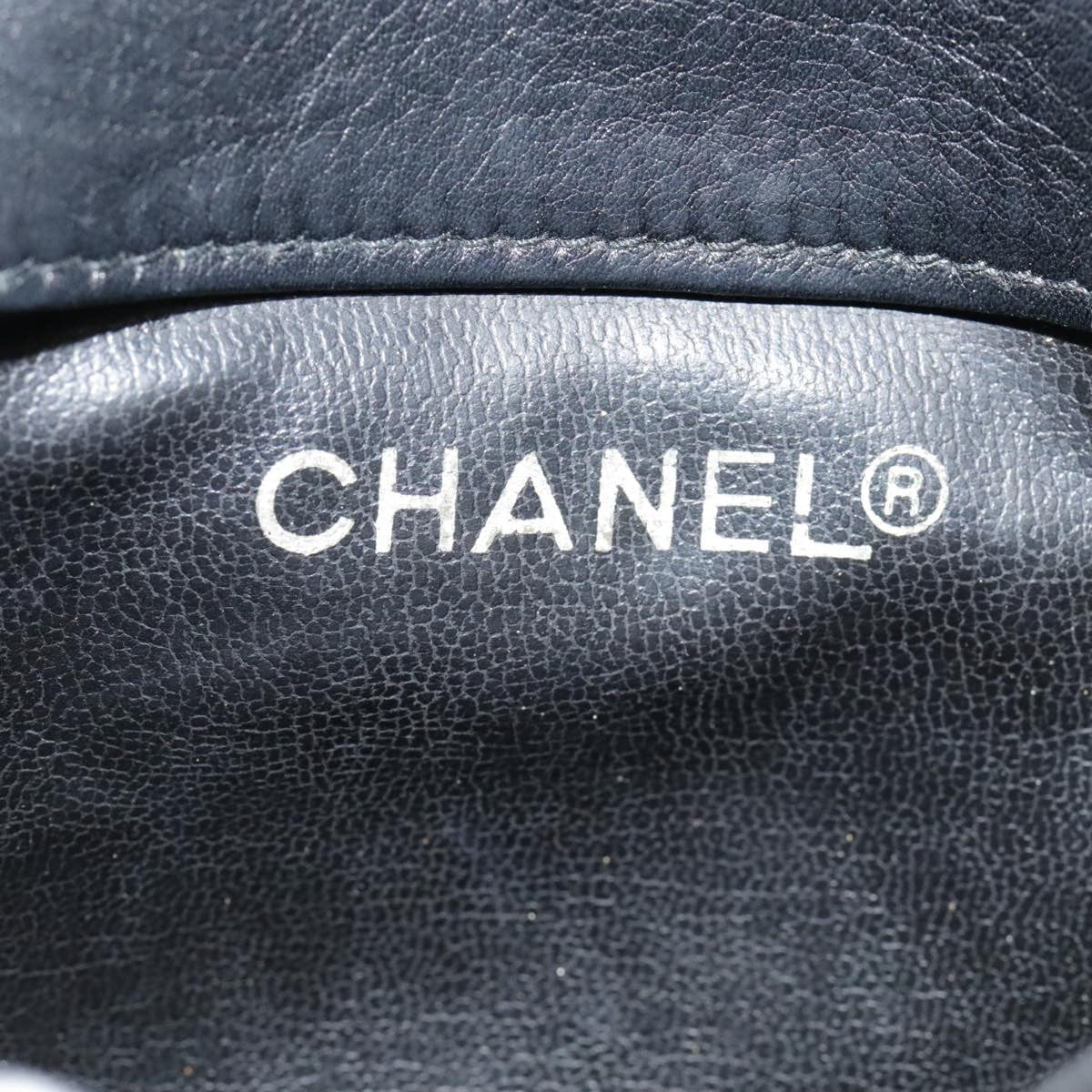 Chanel Chain Envelope Belt Quilted Calfskin Black Leather Clutche & Pouche Bag (Pre-Owned)