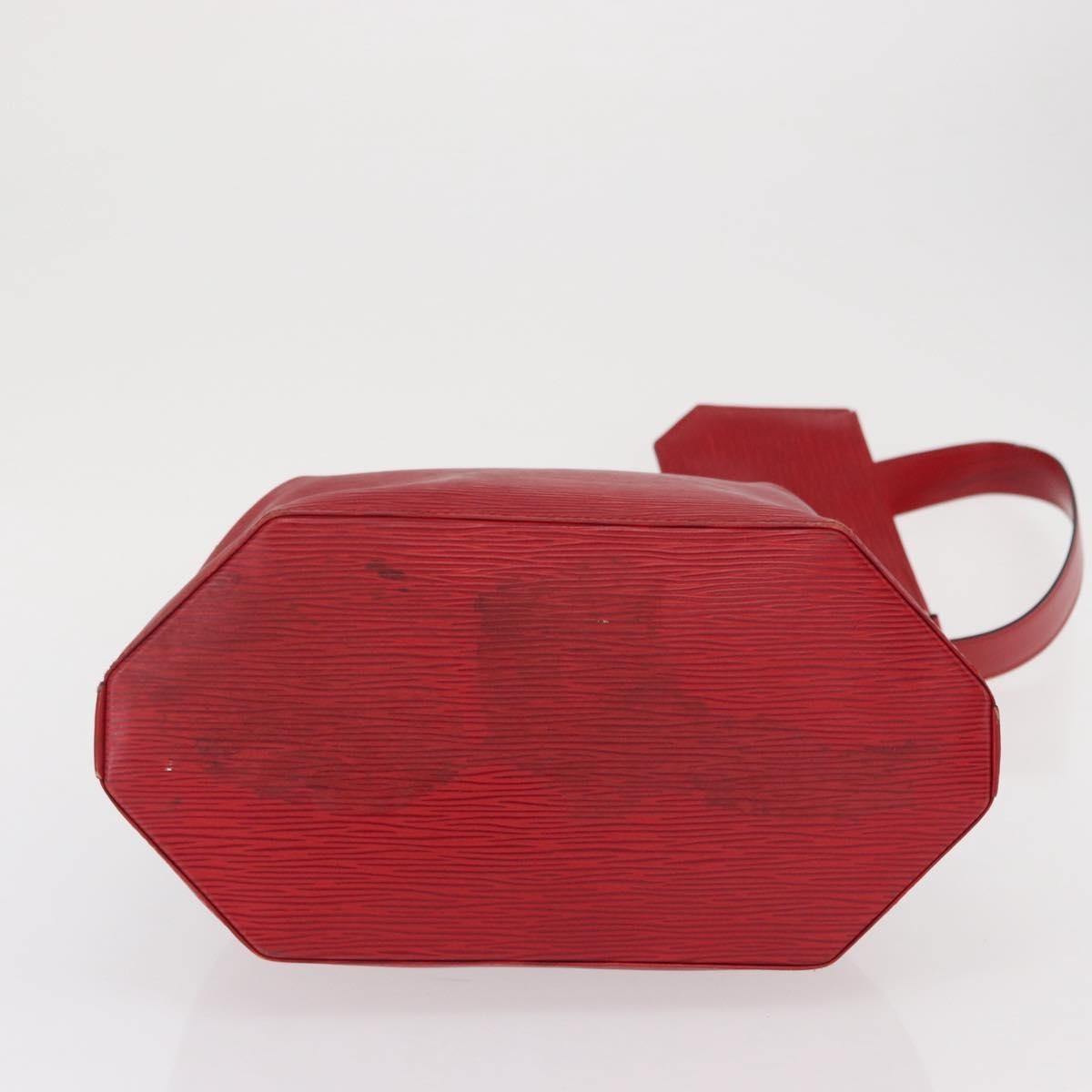 Louis Vuitton Vintage Sac D'epaule Epi Leather Red Leather Shoulder Bag Bag (Pre-Owned)