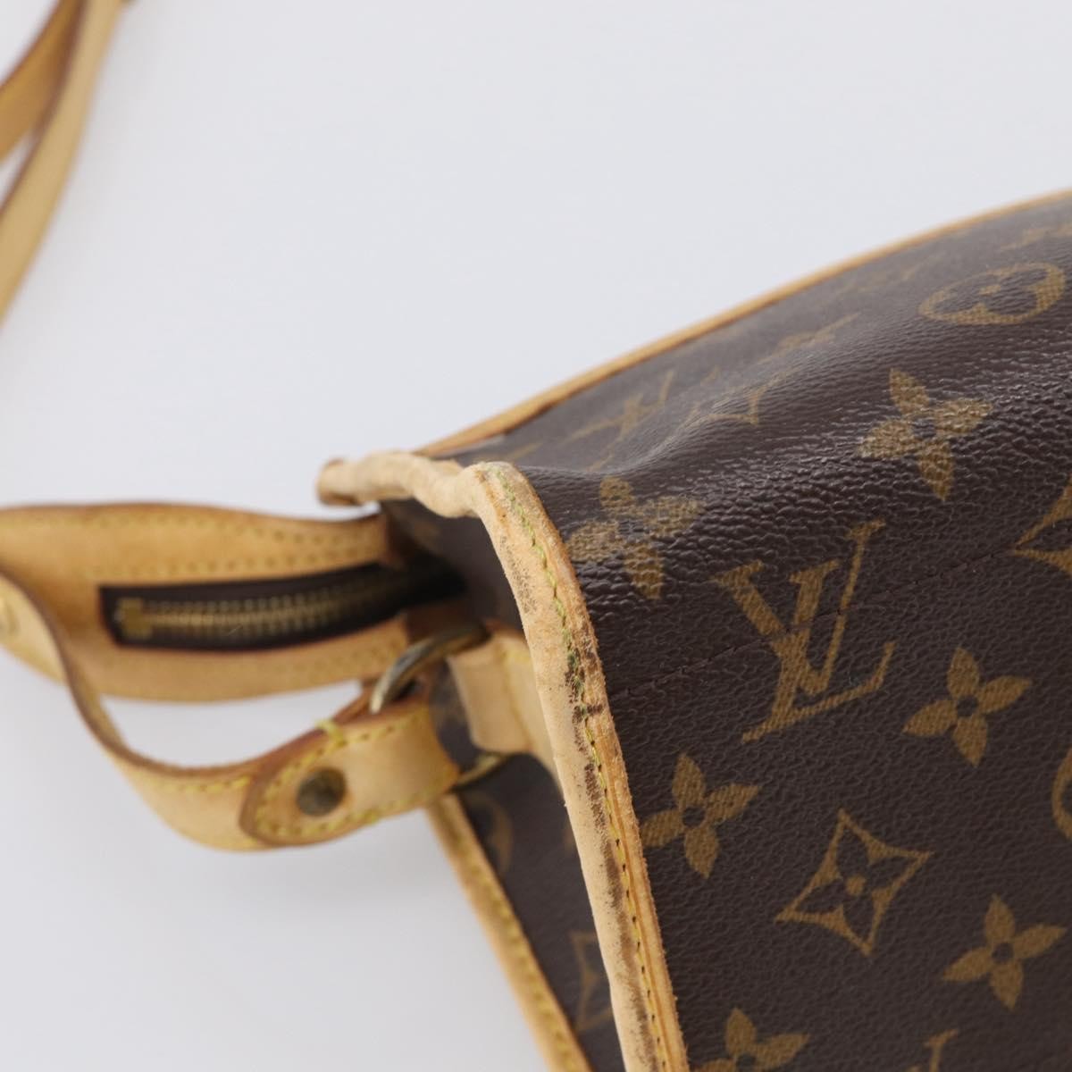 Louis Vuitton Popincourt Monogram Canvas Brown Canvas Shoulder Bag Bag (Pre-Owned)
