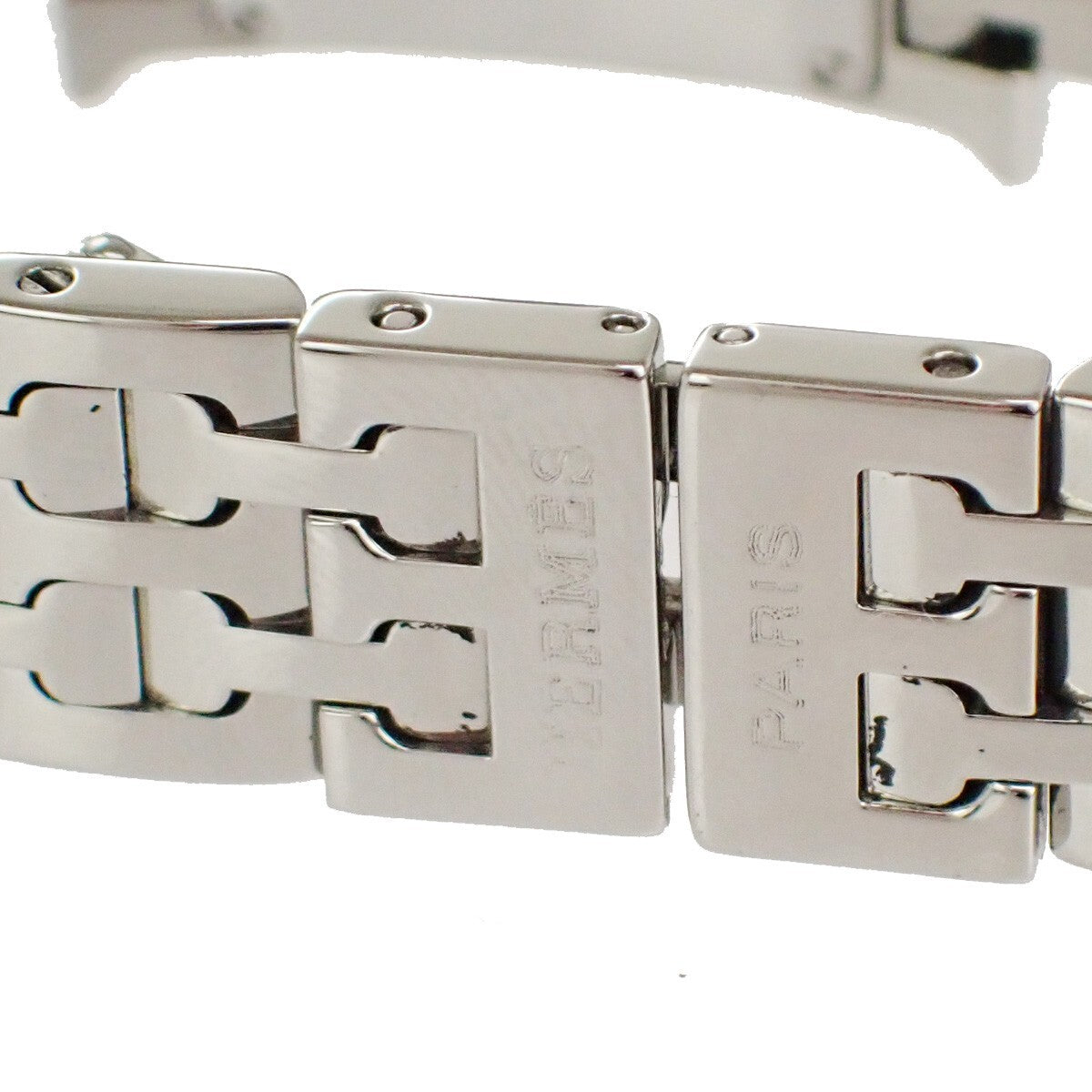 Hermes Heure H Quartz Stainless Steel Watch (Pre-Owned)