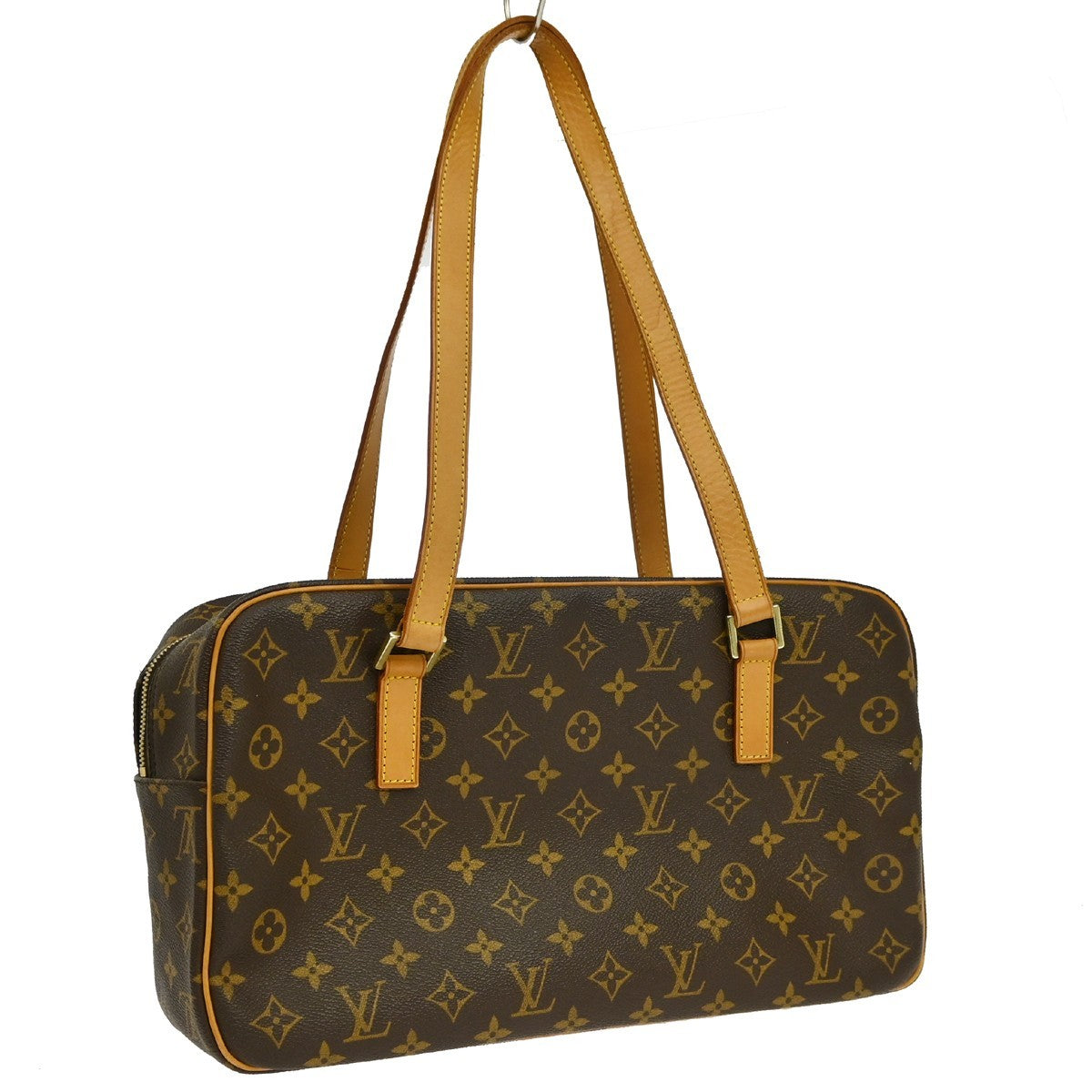 Louis Vuitton Cite Monogram Canvas Brown Canvas Handbag (Pre-Owned)