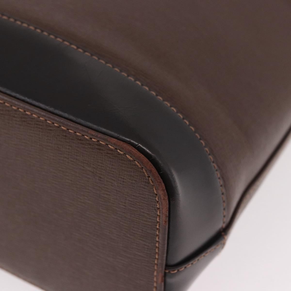 Burberry Vintage Leather Brown Leather Shoulder Bag Bag (Pre-Owned)