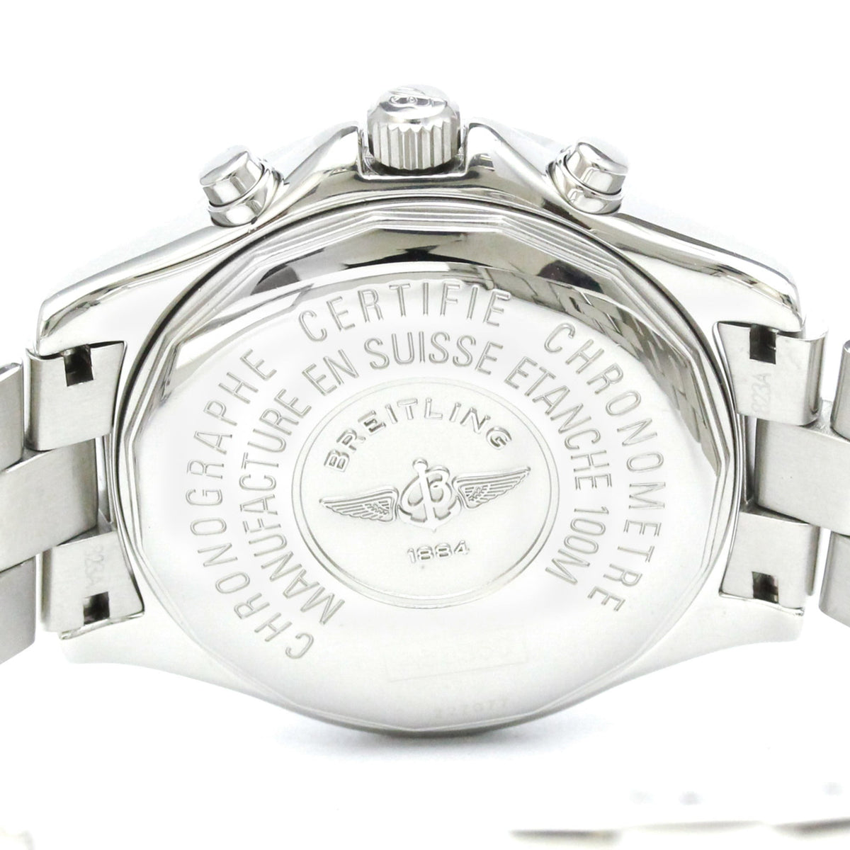 Breitling Colt Chronograph Quartz Stainless Steel Watch (Pre-Owned)