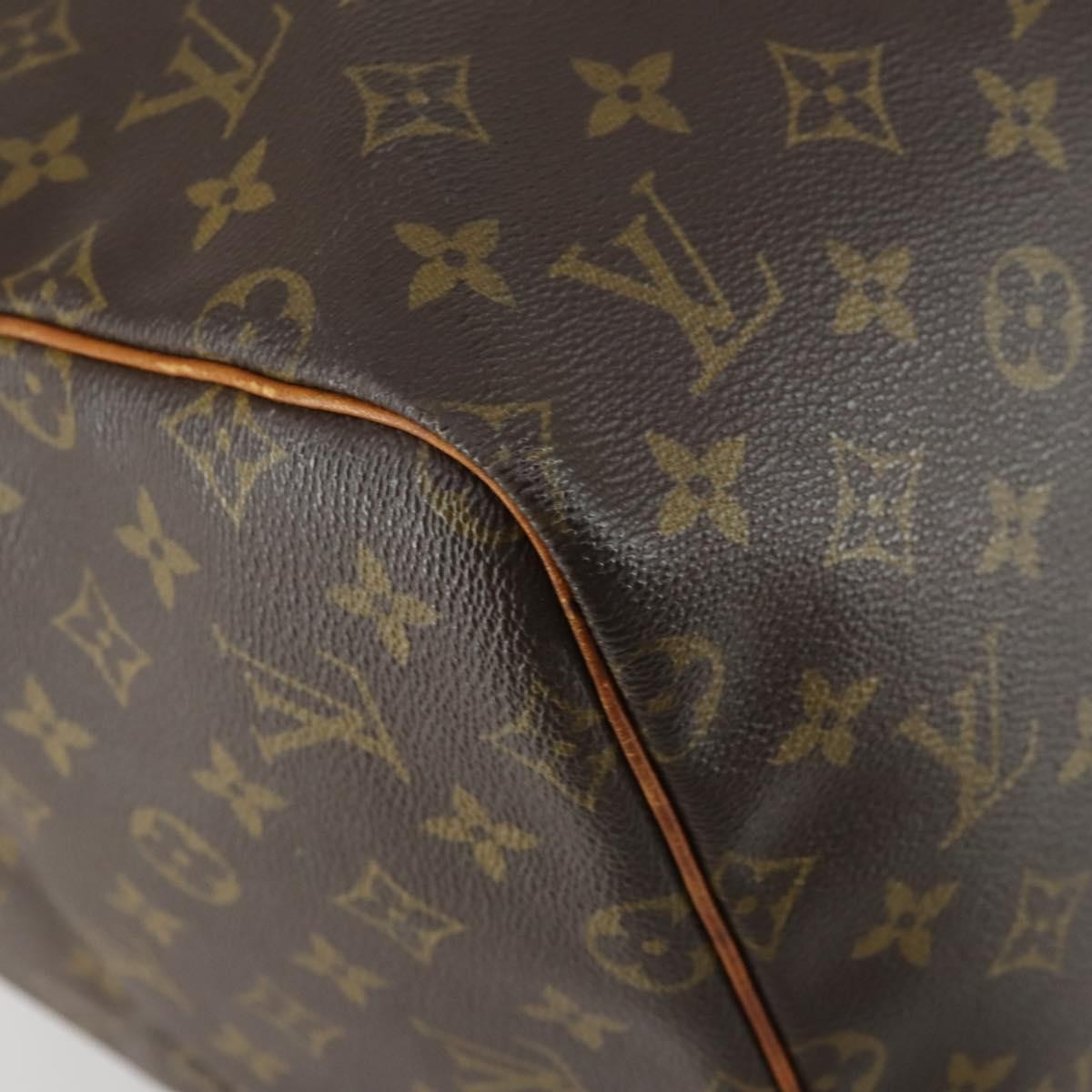 Louis Vuitton Keepall Monogram Canvas Brown Canvas Travel Bag Bag (Pre-Owned)