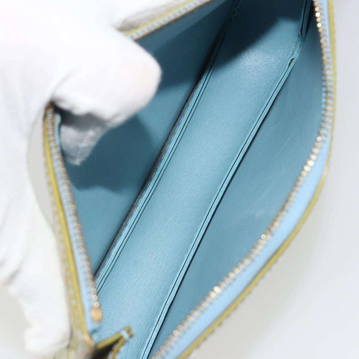 Louis Vuitton Lexington Pochette Monogram Vernis Green Patent_Leather Clutche & Pouche Bag (Pre-Owned)
