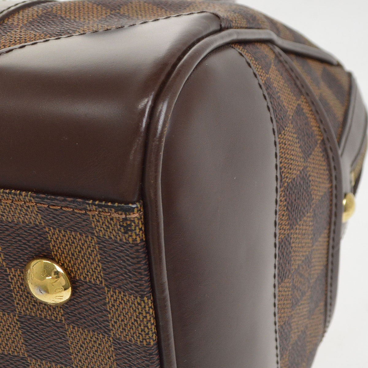 Louis Vuitton Berkeley Damier Brown Canvas Handbag (Pre-Owned)
