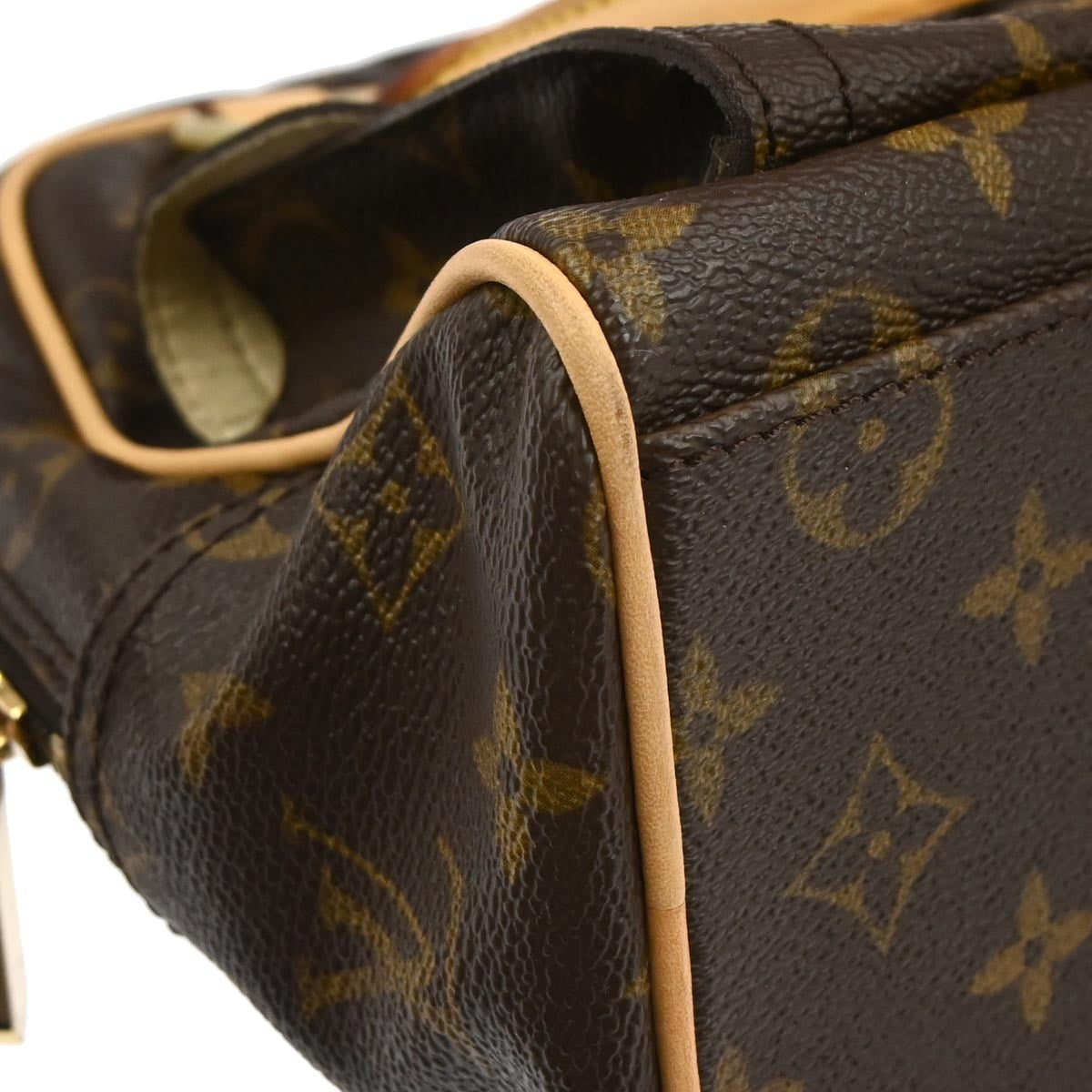 Louis Vuitton Manhattan Monogram Canvas Brown Canvas Handbag (Pre-Owned)