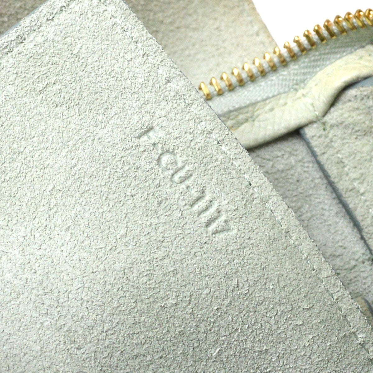Celine Belt Textured Leather Blue Leather Handbag (Pre-Owned)