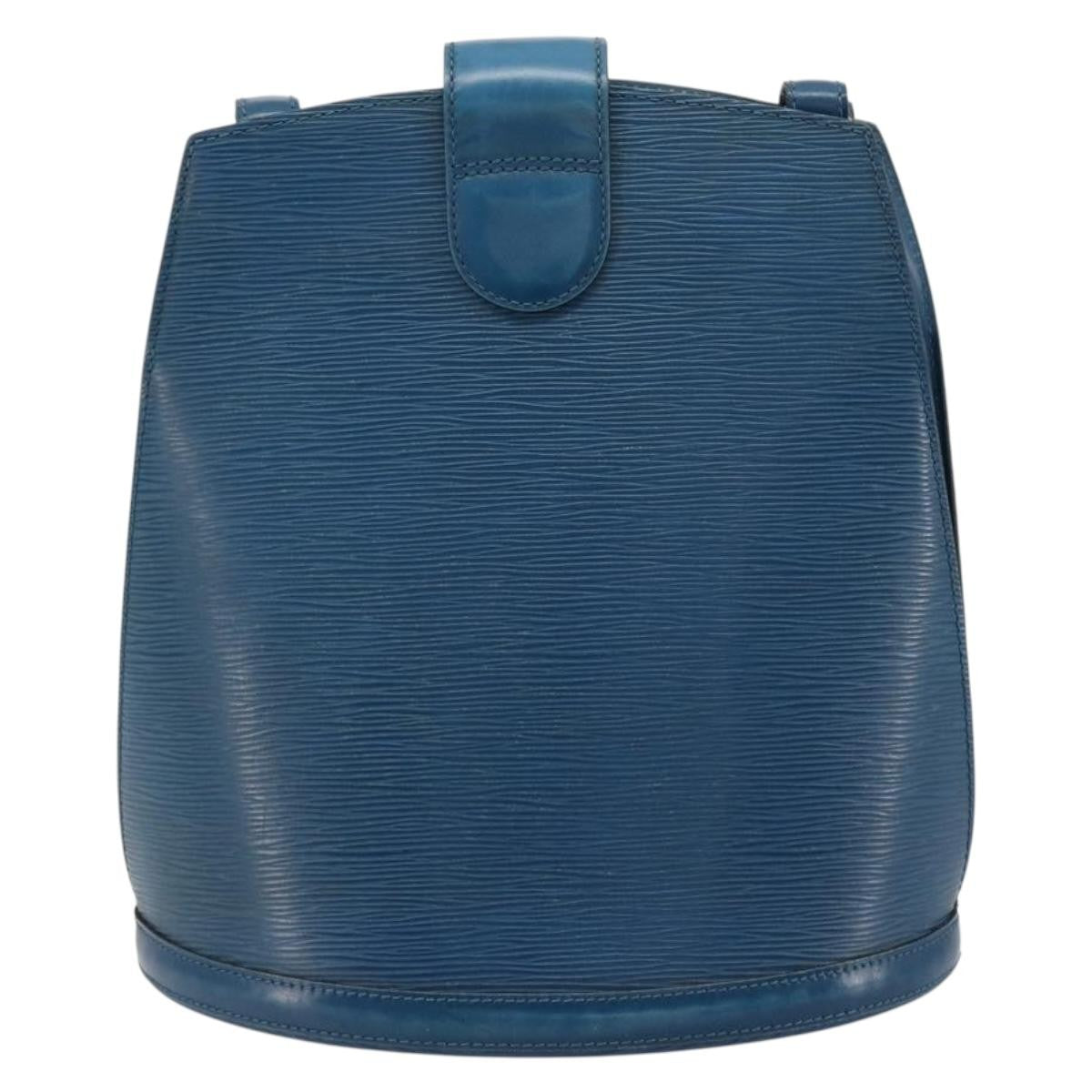 Louis Vuitton Cluny Epi Leather Blue Leather Shoulder Bag Bag (Pre-Owned)