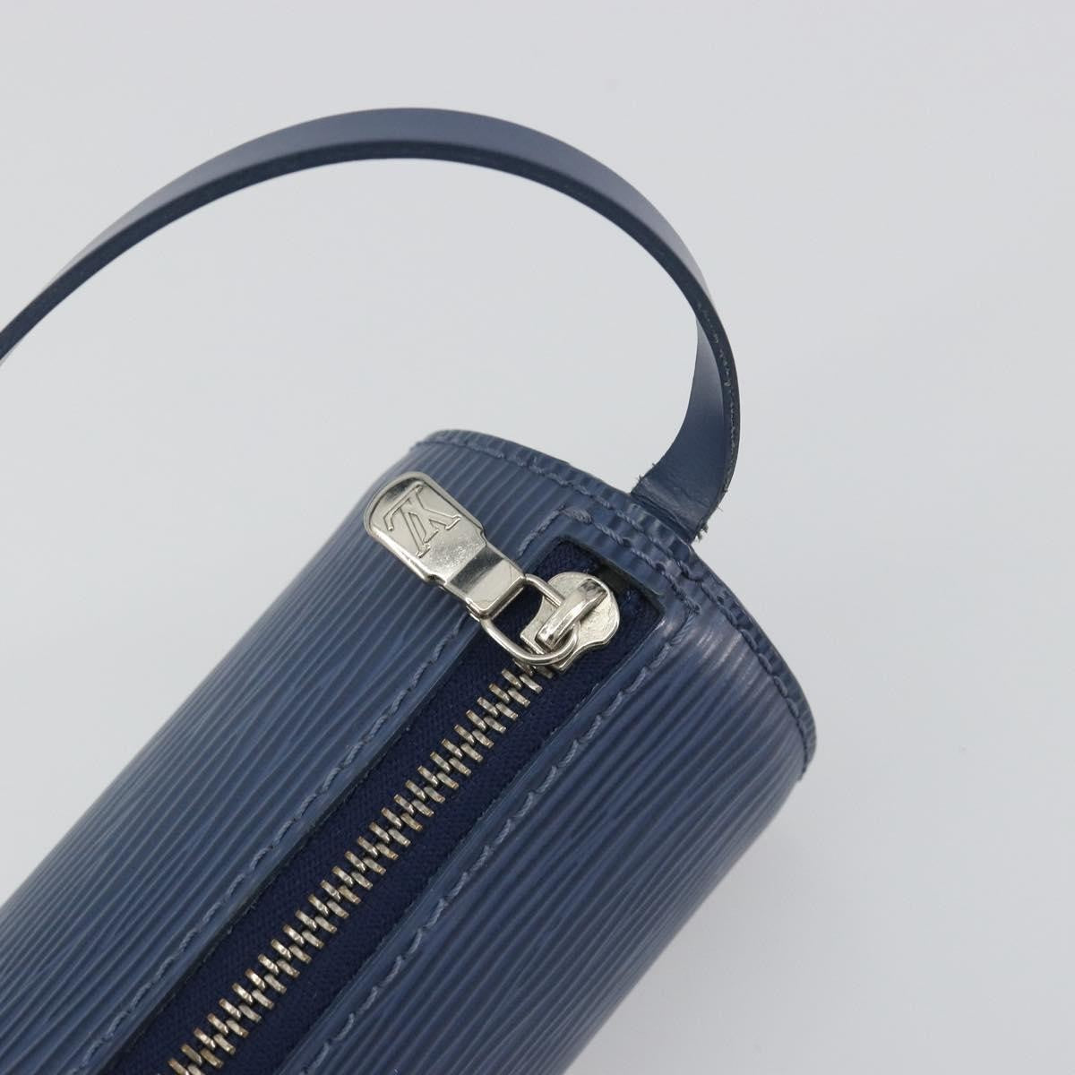 Louis Vuitton Soufflot Pochette Epi Leather Blue Leather Clutche & Pouche Bag (Pre-Owned)