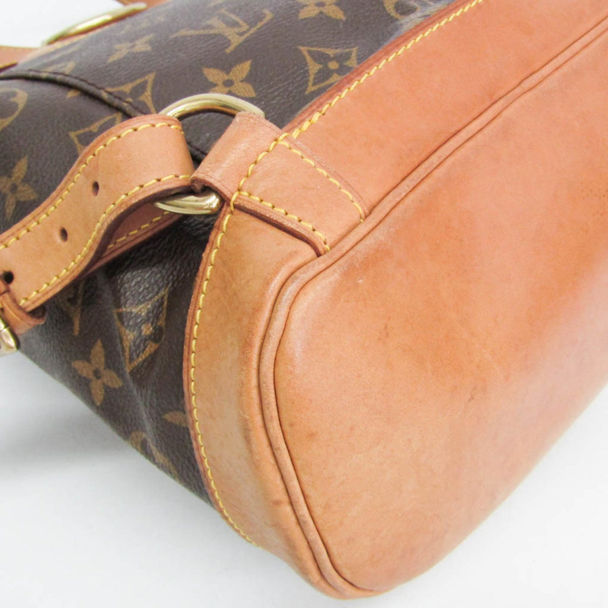 Louis Vuitton Vintage Montsouris Monogram Canvas Brown Canvas Backpack Bag (Pre-Owned)