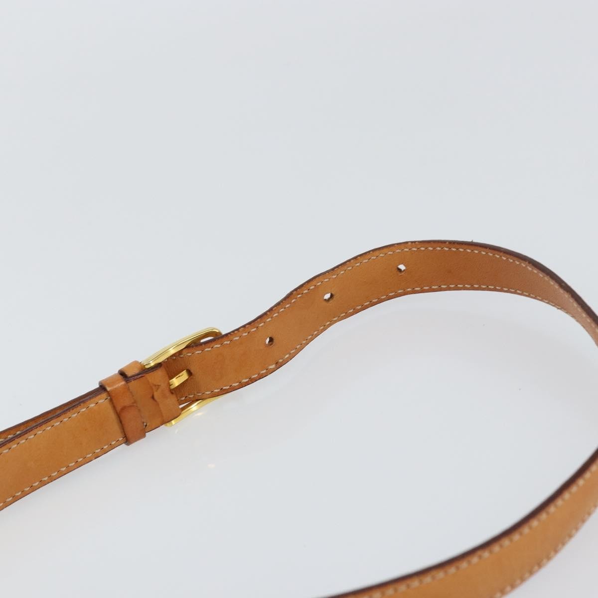 Celine Vintage Macadam Canvas Beige Canvas Shoulder Bag Bag (Pre-Owned)