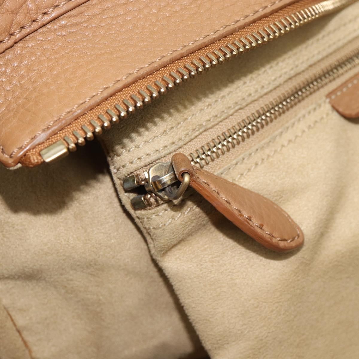 Celine Luggage Grainy Leather Brown Leather Tote Bag Bag (Pre-Owned)