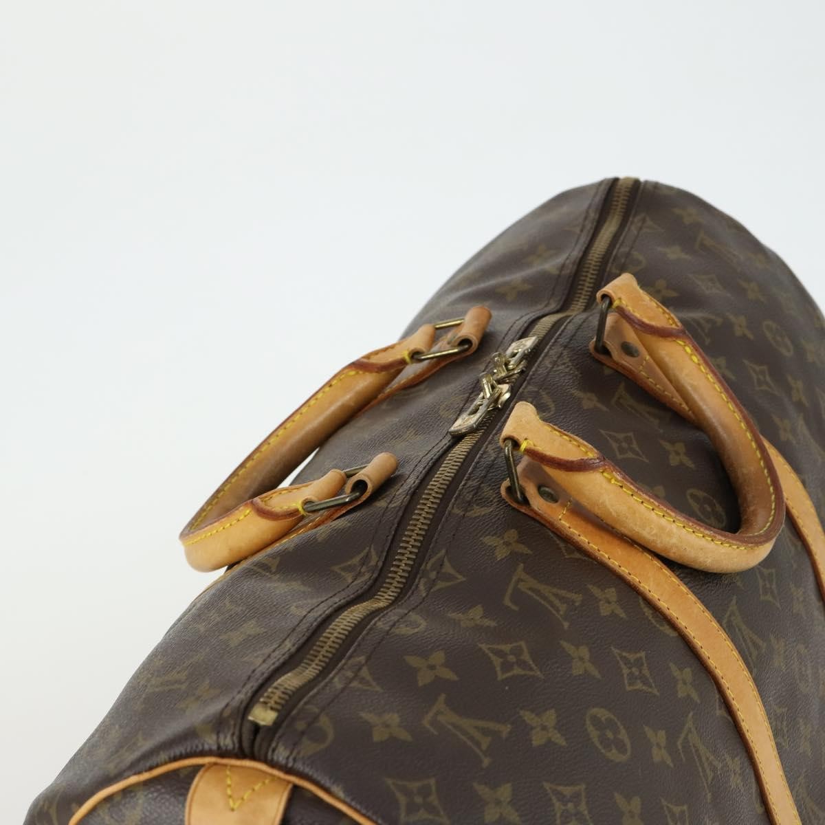 Louis Vuitton Keepall Monogram Canvas Brown Canvas Travel Bag Bag (Pre-Owned)