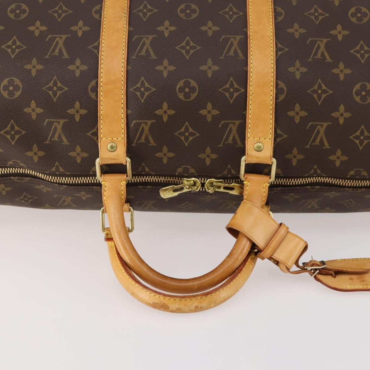 Louis Vuitton Keepall Monogram Canvas Brown Canvas Travel Bag Bag (Pre-Owned)