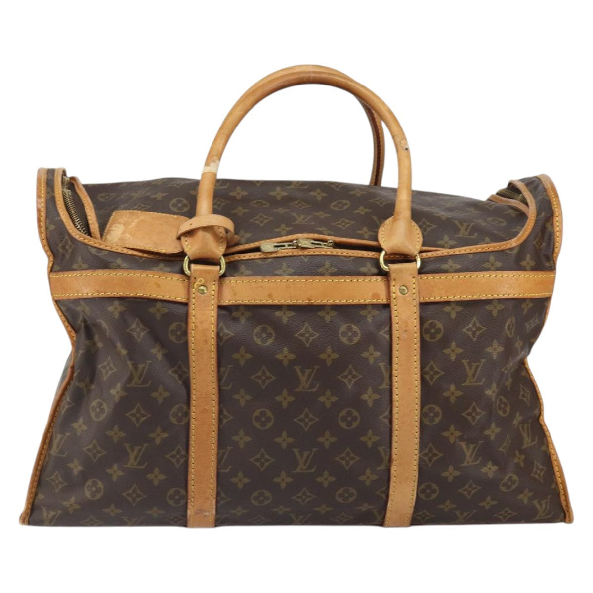 Louis Vuitton Dog Carrier Monogram Canvas Brown Canvas Travel Bag Bag (Pre-Owned)