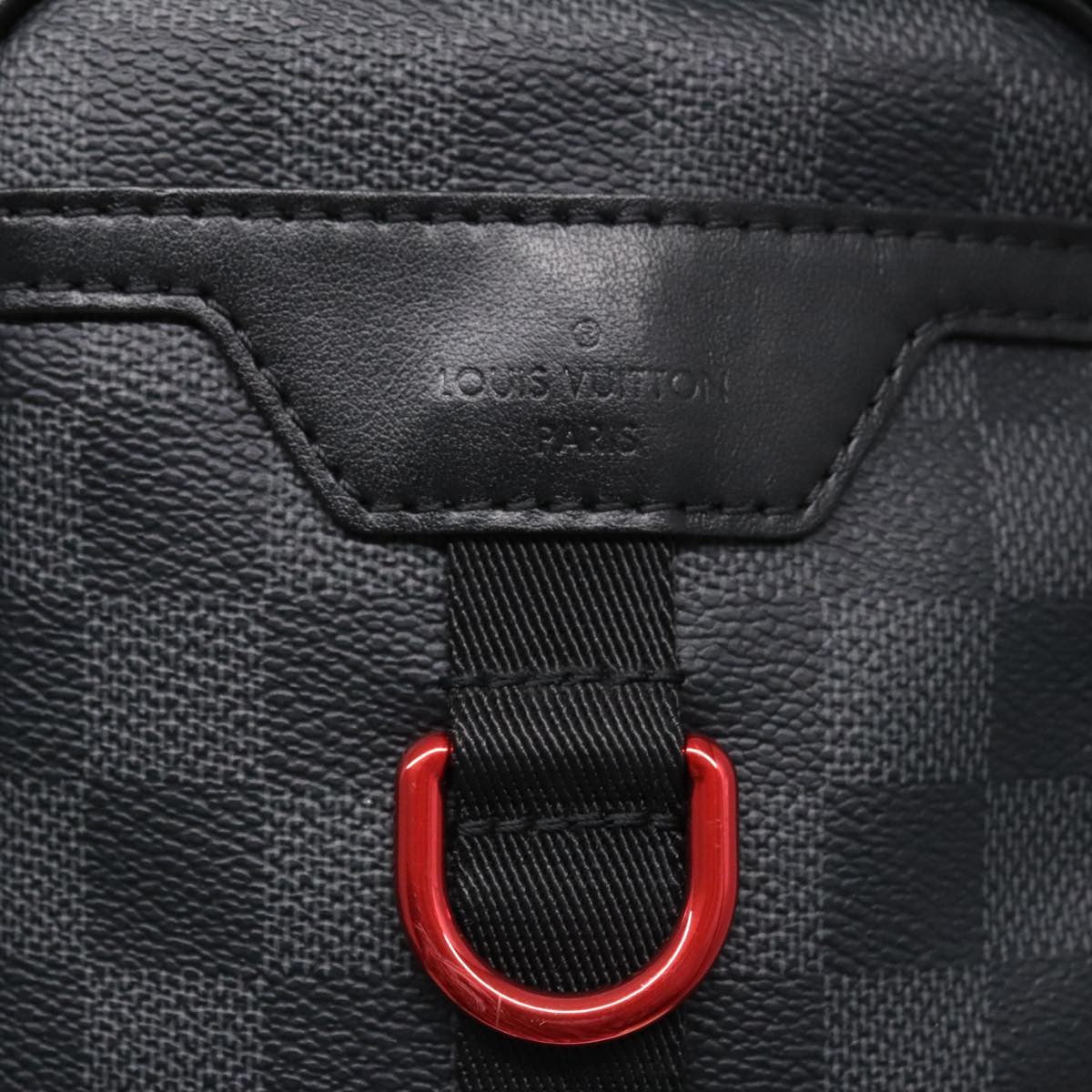 Louis Vuitton Utility Business Damier Graphite Gray Canvas Shoulder Bag Bag (Pre-Owned)