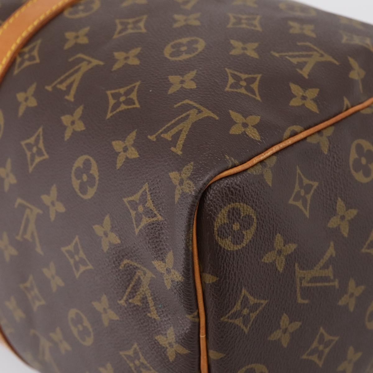Louis Vuitton Keepall Bag Monogram Canvas Brown Canvas Travel Bag Bag (Pre-Owned)