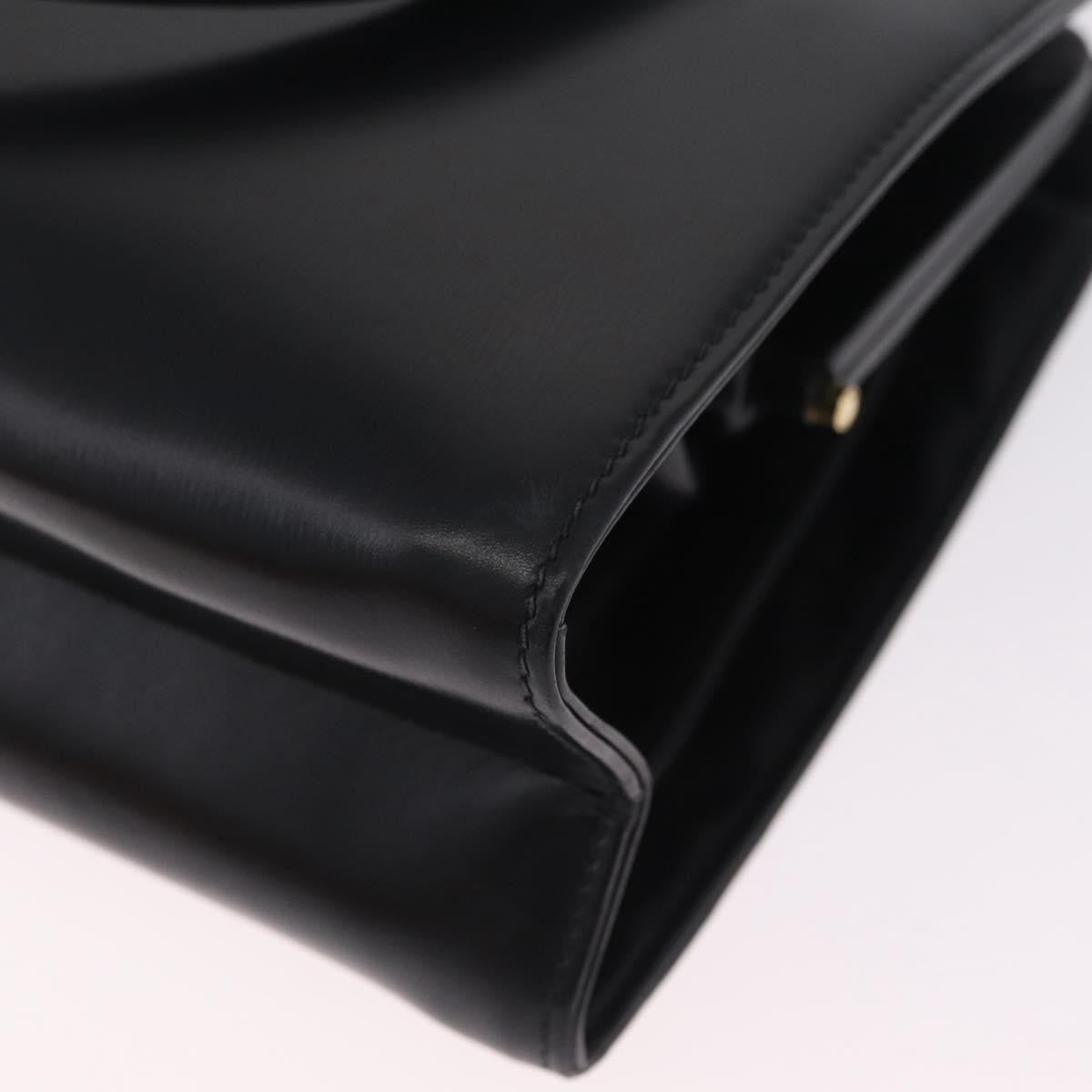 Gucci Vintage Leather Black Leather Tote Bag Bag (Pre-Owned)