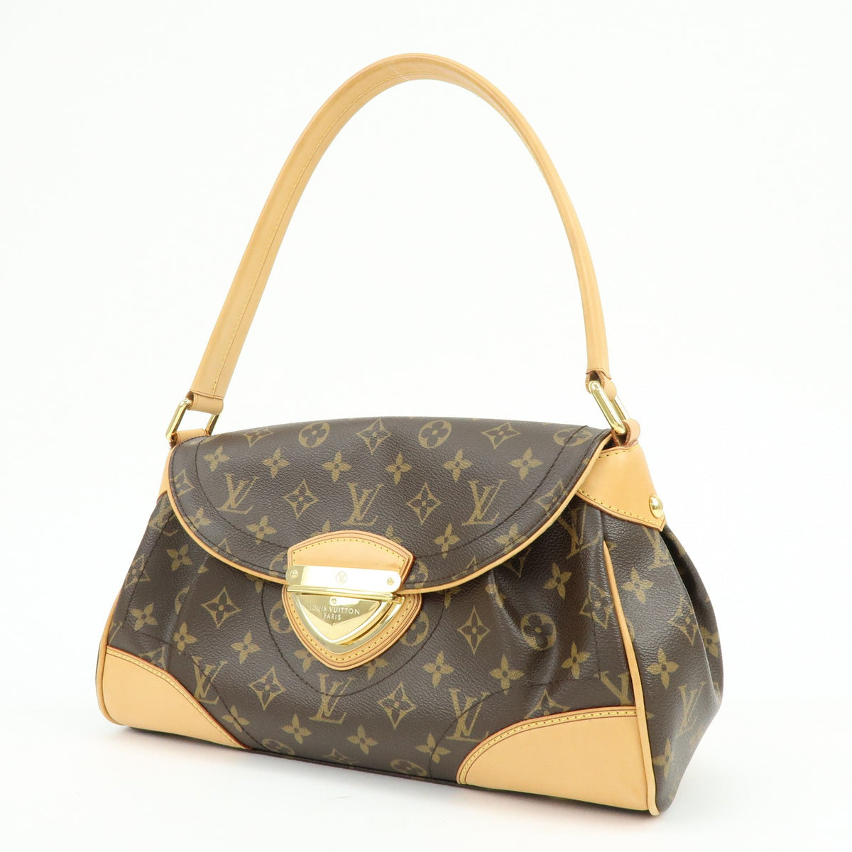 Louis Vuitton Beverly Monogram Canvas Brown Canvas Handbag (Pre-Owned)