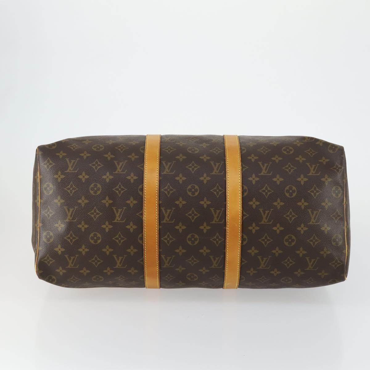 Louis Vuitton Keepall Monogram Canvas Brown Canvas Travel Bag Bag (Pre-Owned)