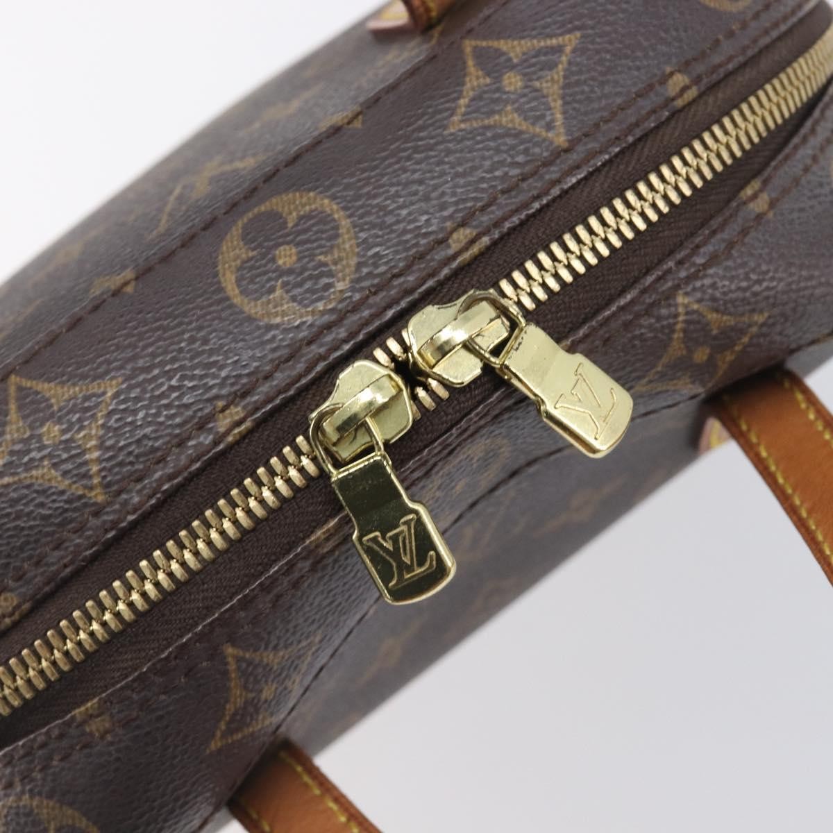 Louis Vuitton Spontini Monogram Canvas Brown Canvas Handbag (Pre-Owned)