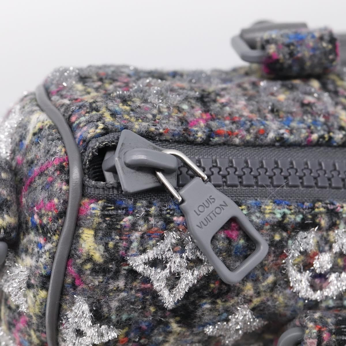 Louis Vuitton Keepall Bandouliere Lv Felt Multicolour Canvas Travel Bag Bag (Pre-Owned)