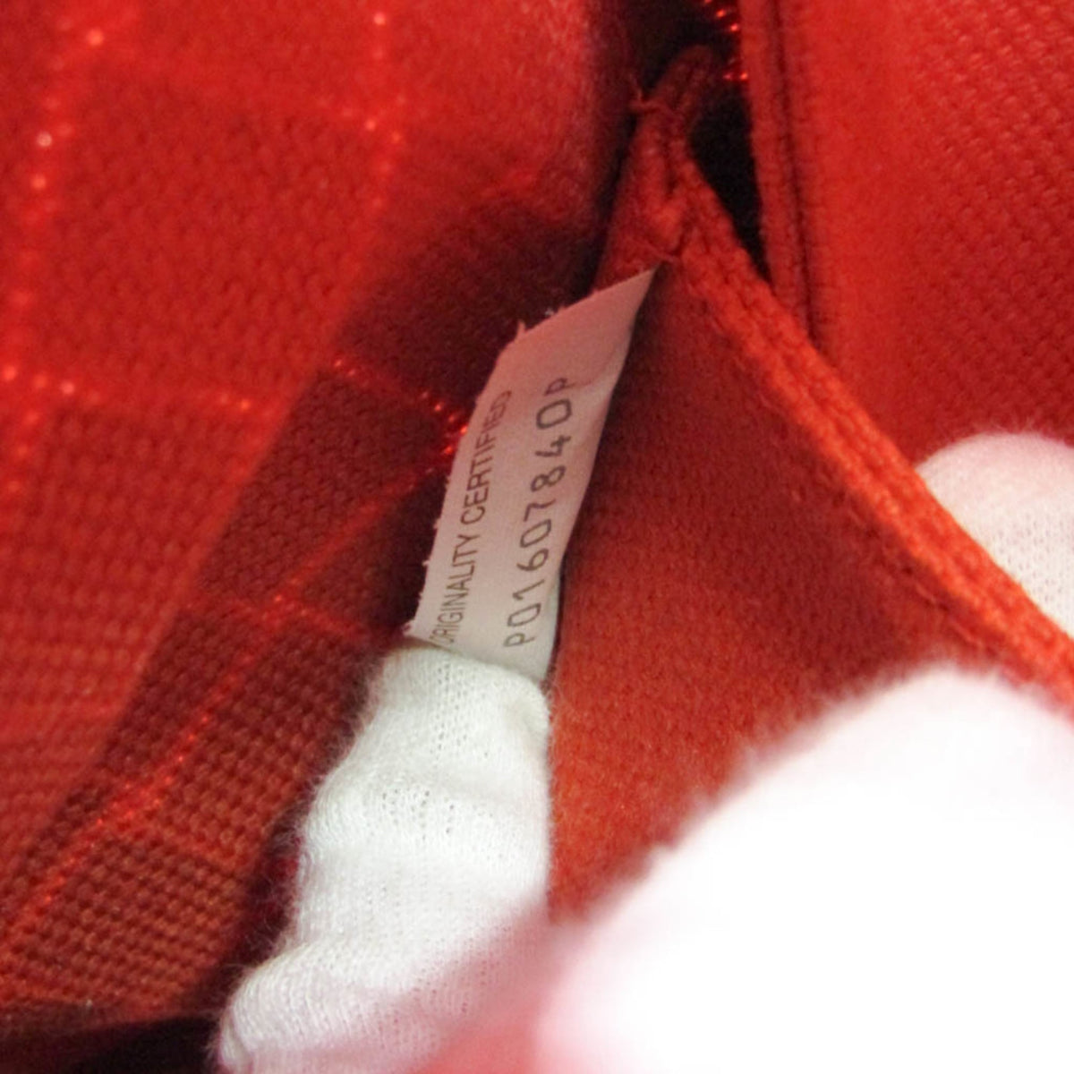 Bottega Veneta Fold-Over Intrecciato Effect Rubber Red Rubber Backpack Bag (Pre-Owned)
