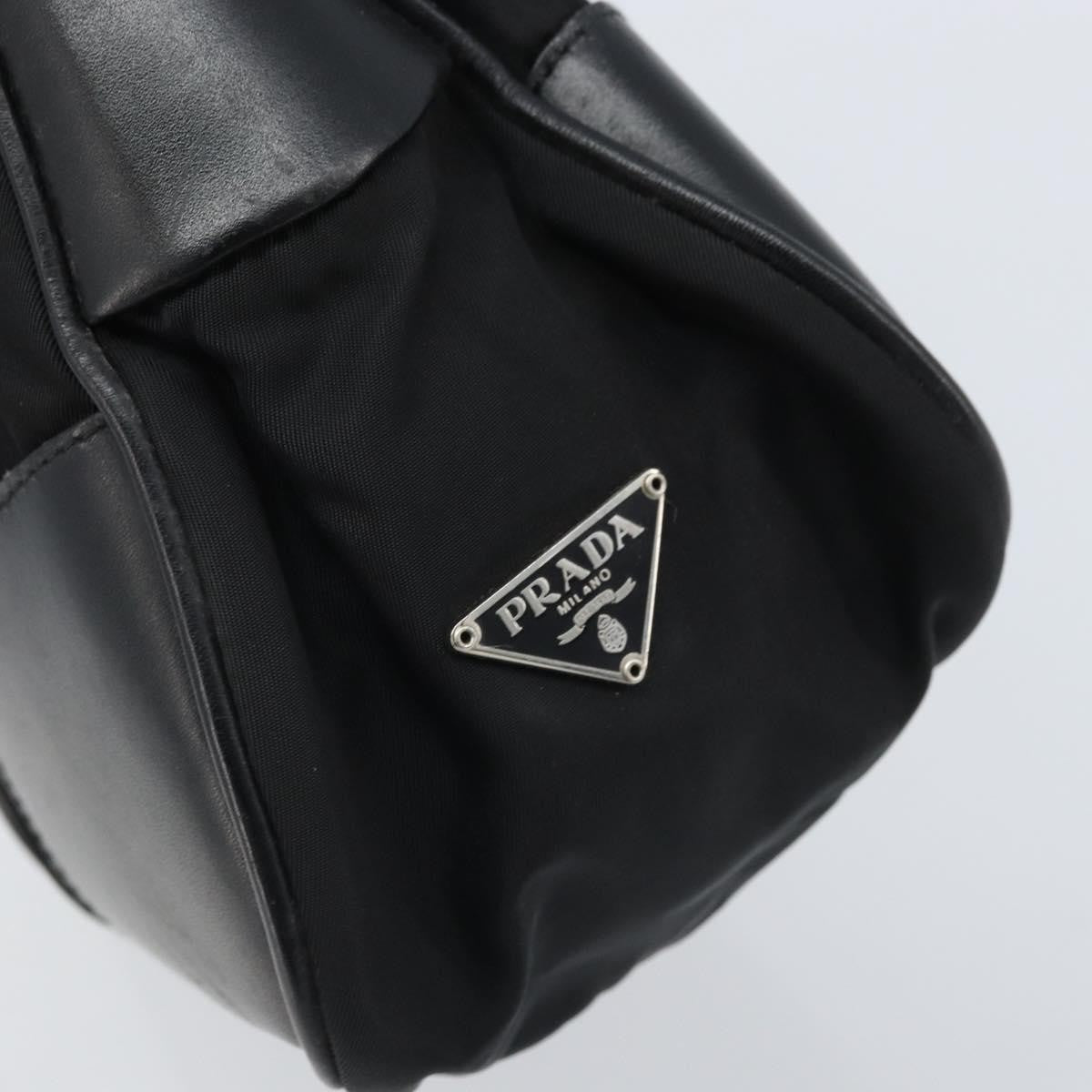 Prada Shoulder Tessuto Black Nylon Shoulder Bag Bag (Pre-Owned)