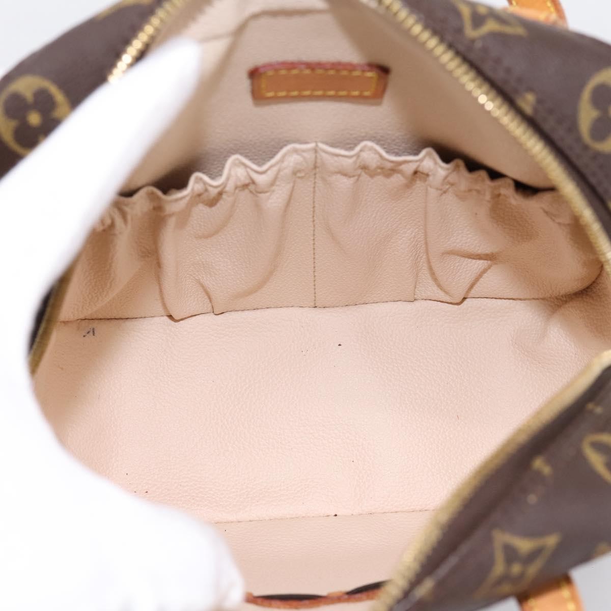 Louis Vuitton Spontini Monogram Canvas Brown Canvas Handbag (Pre-Owned)
