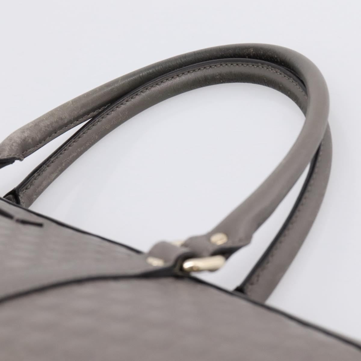 Gucci Margaux Microguccissima Leather Gray Leather Tote Bag Bag (Pre-Owned)