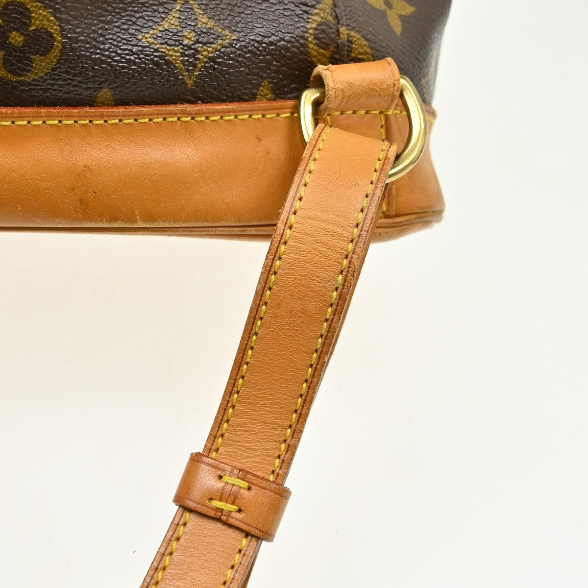 Louis Vuitton Vintage Montsouris Monogram Canvas Brown Canvas Backpack Bag (Pre-Owned)