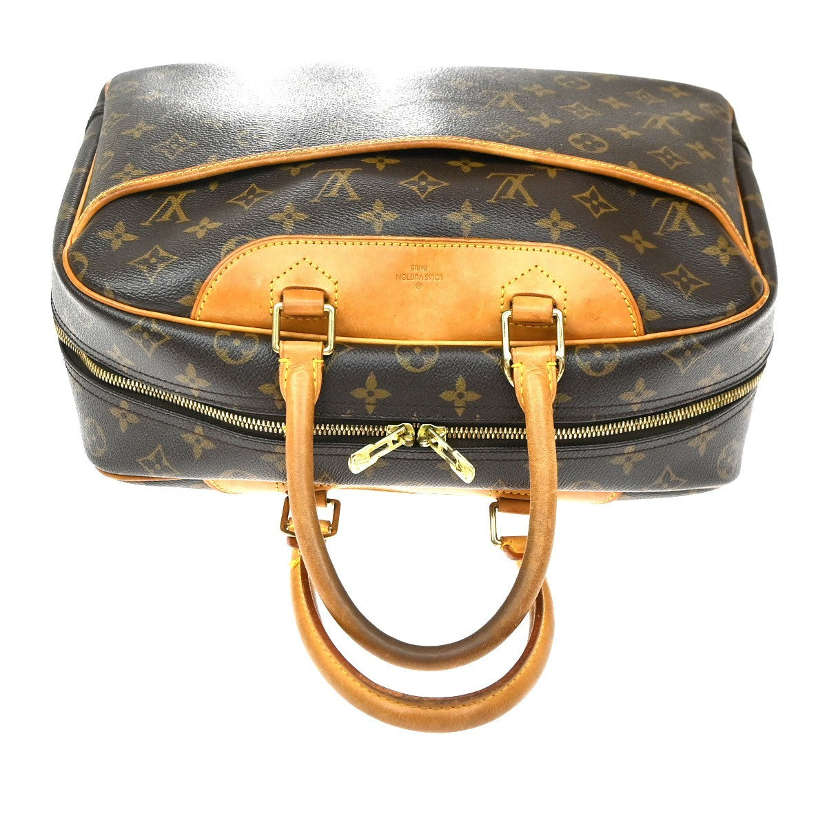 Louis Vuitton Trouville Monogram Canvas Brown Canvas Handbag (Pre-Owned)
