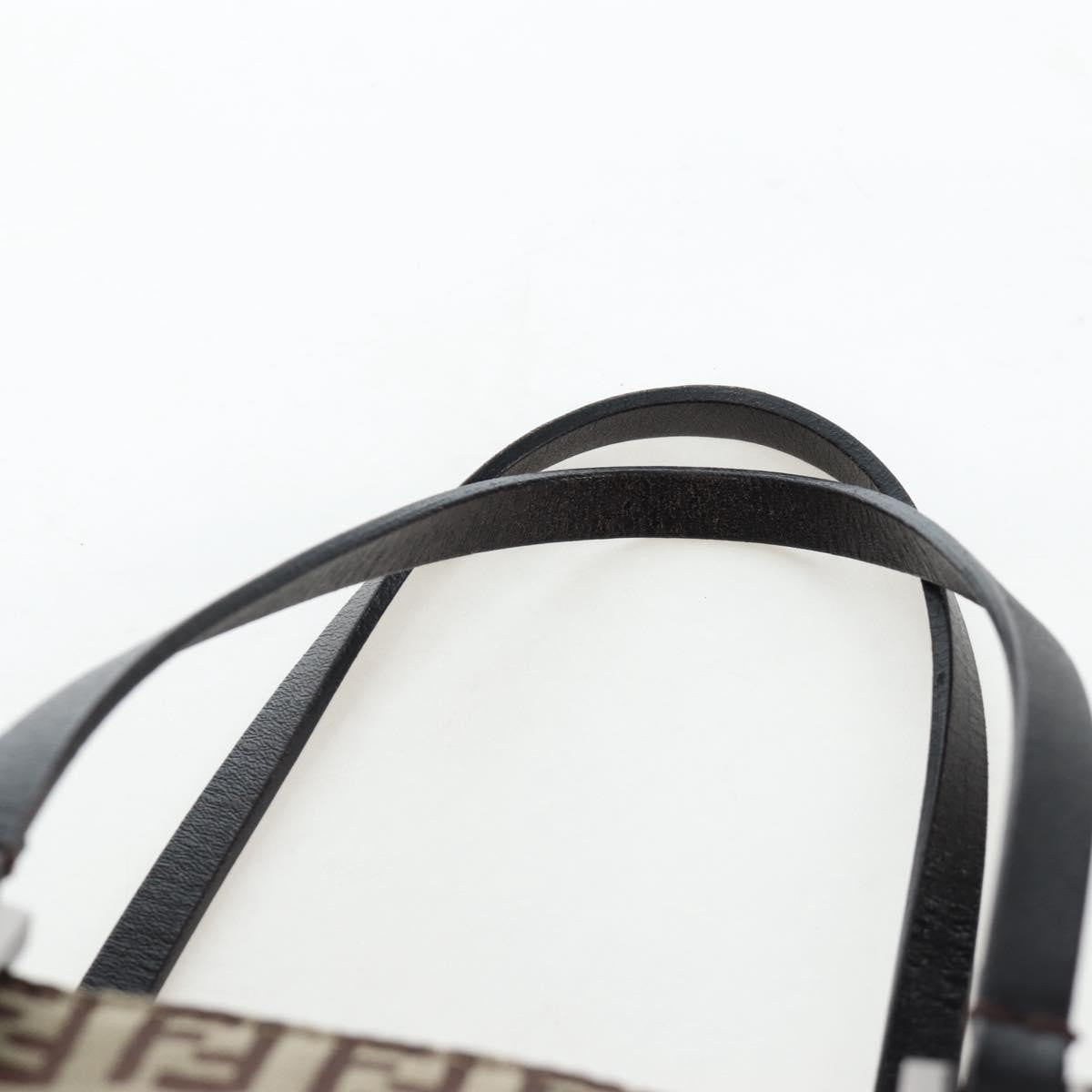 Fendi Vintage Shopping Tote Zucchino Canvas Beige Canvas Shoulder Bag Bag (Pre-Owned)