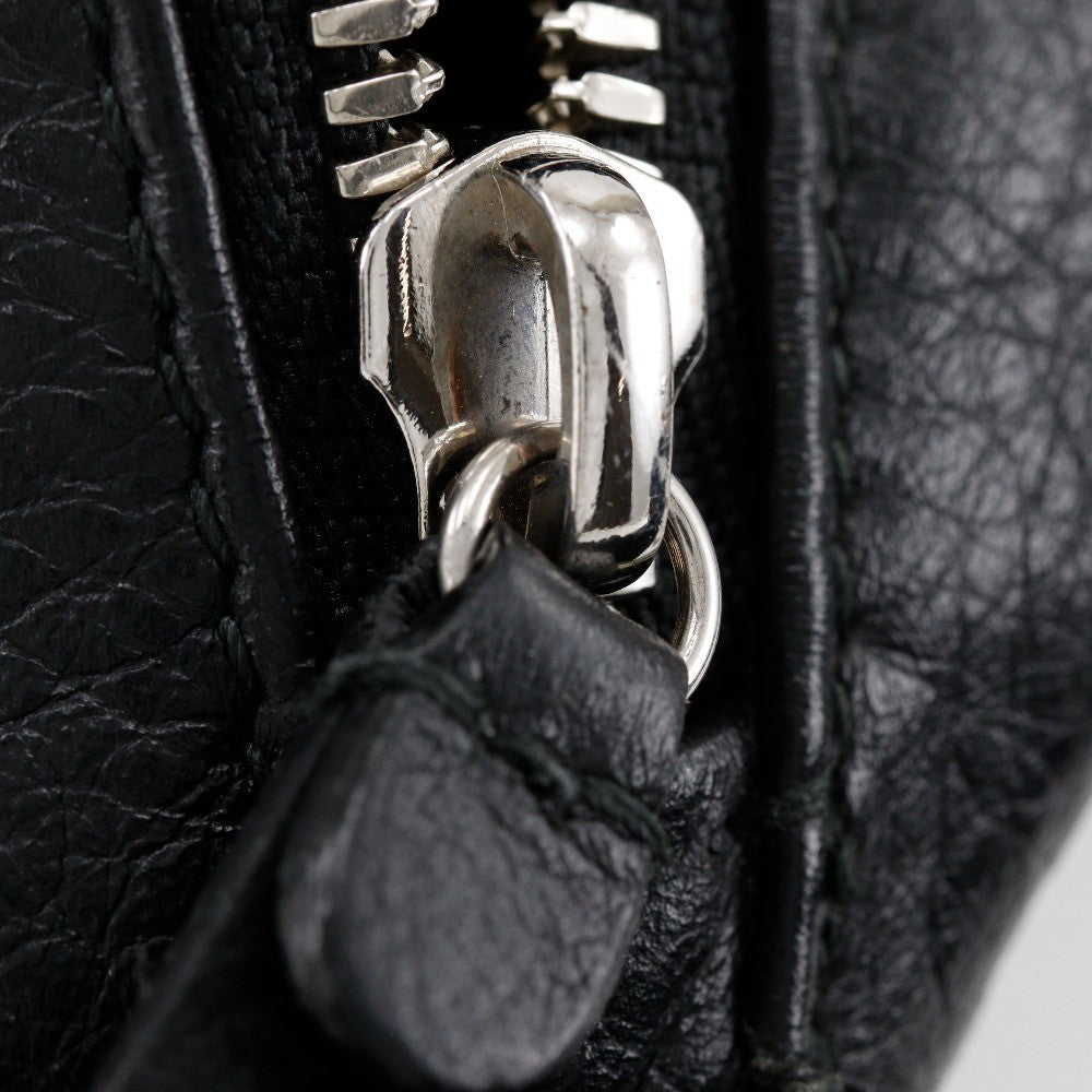 Balenciaga Everyday Waist Leather Black Leather Handbag (Pre-Owned)