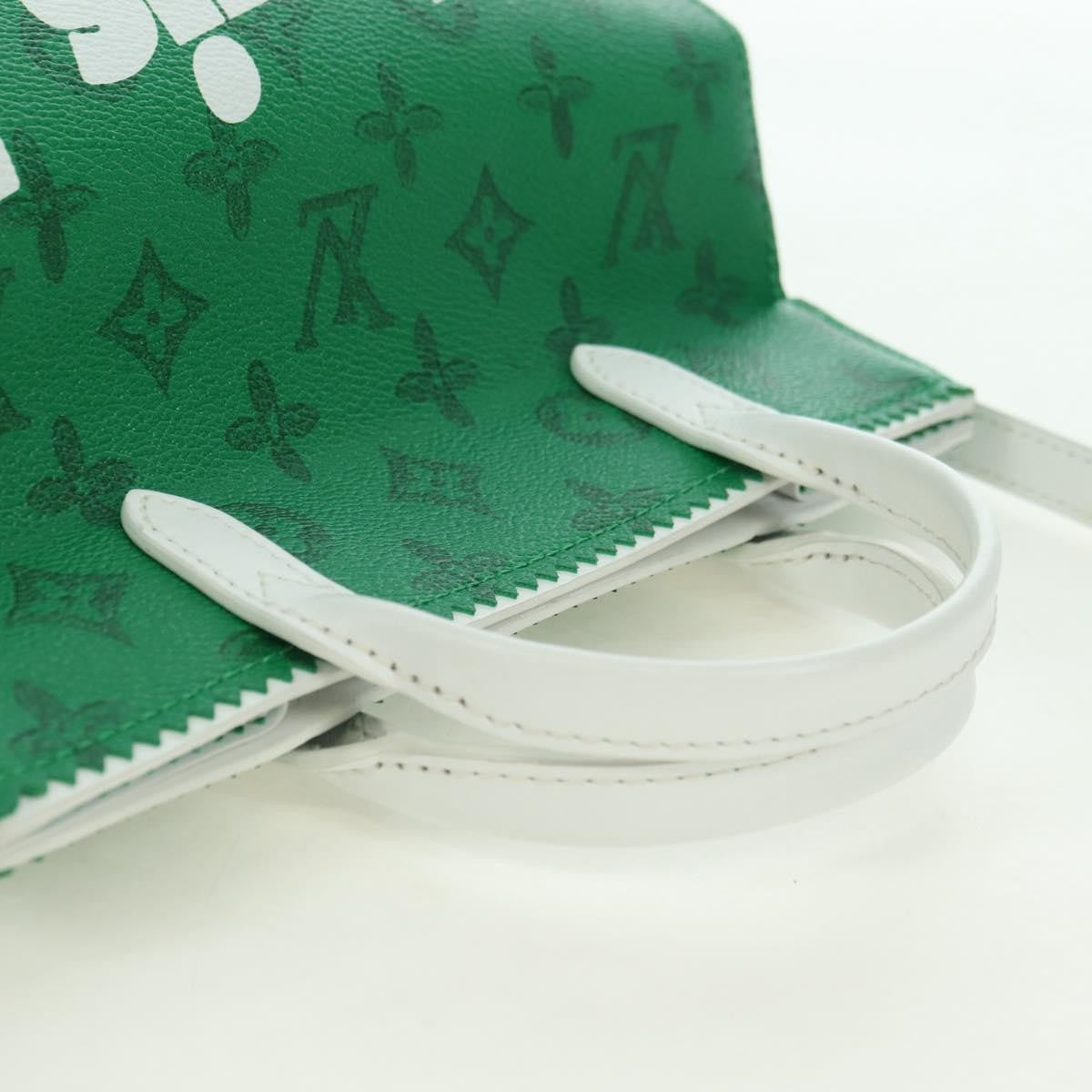 Louis Vuitton Litter Everyday Signature Vintage Monogram Canvas Green Canvas Handbag (Pre-Owned)
