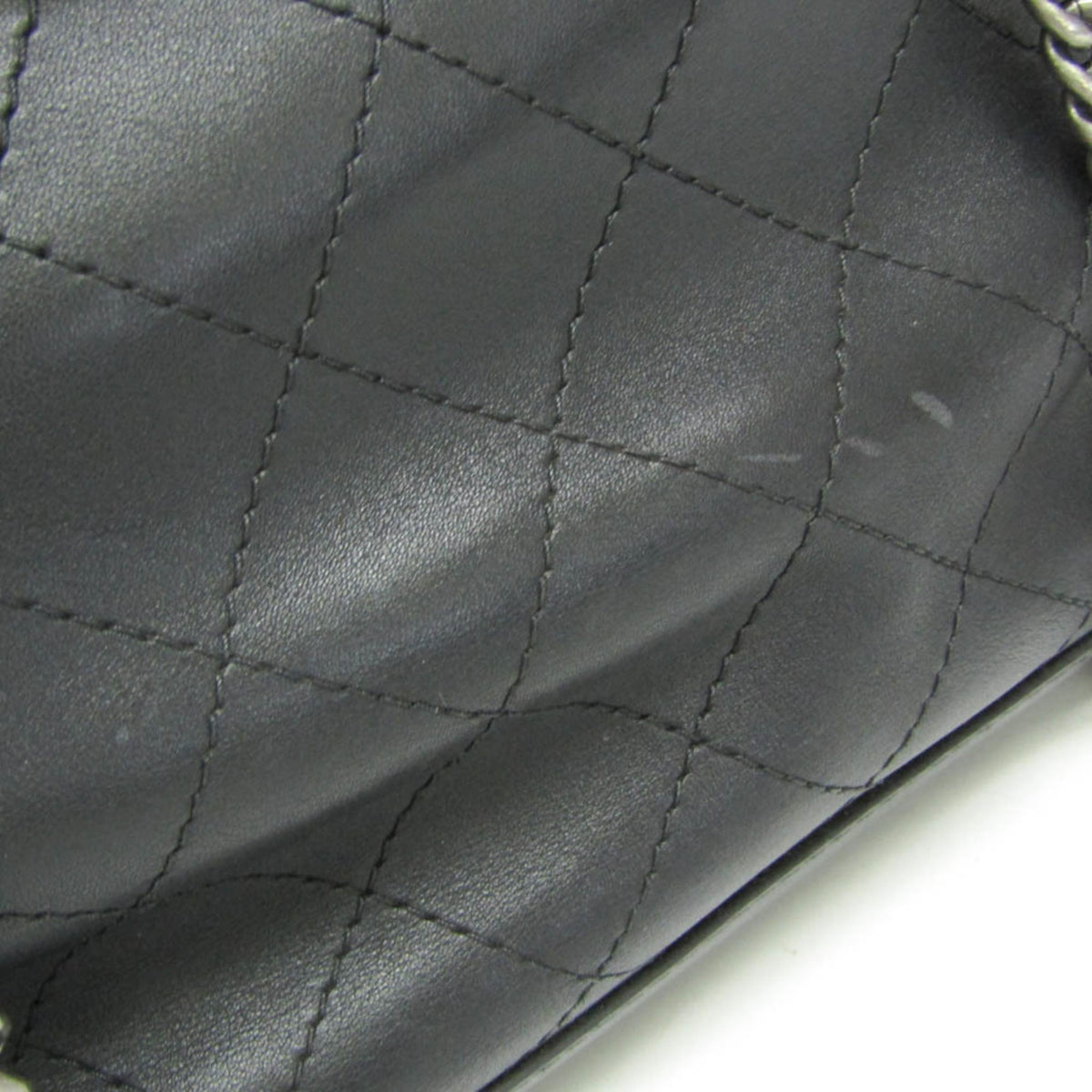 Chanel Urban Luxury Quilted Calfskin Black Leather Backpack Bag (Pre-Owned)