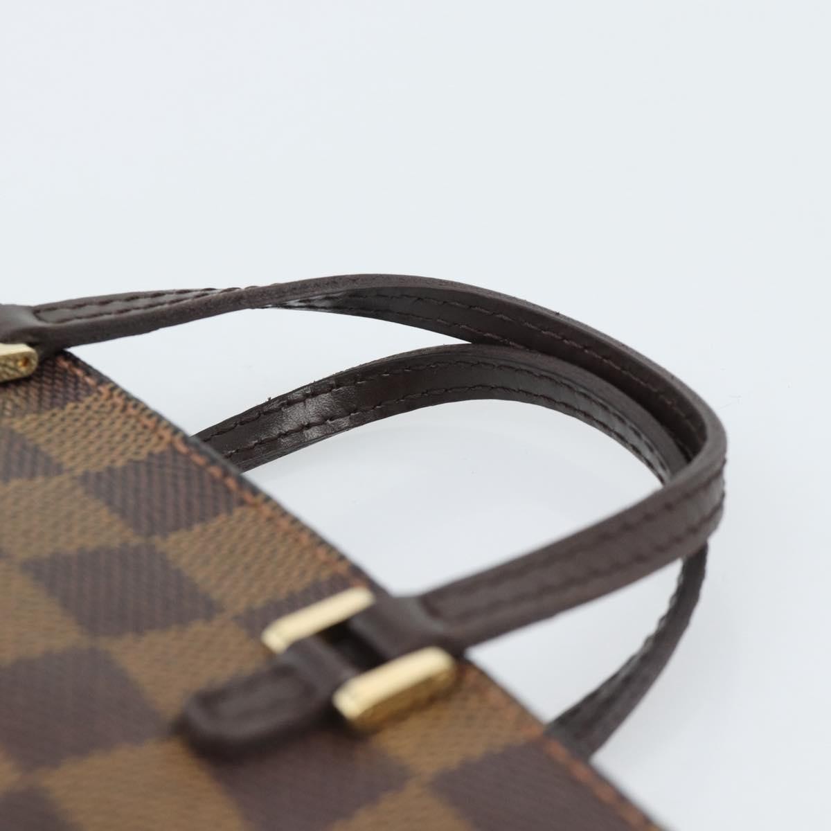 Louis Vuitton Manosque Pochette Damier Brown Canvas Clutche & Pouche Bag (Pre-Owned)