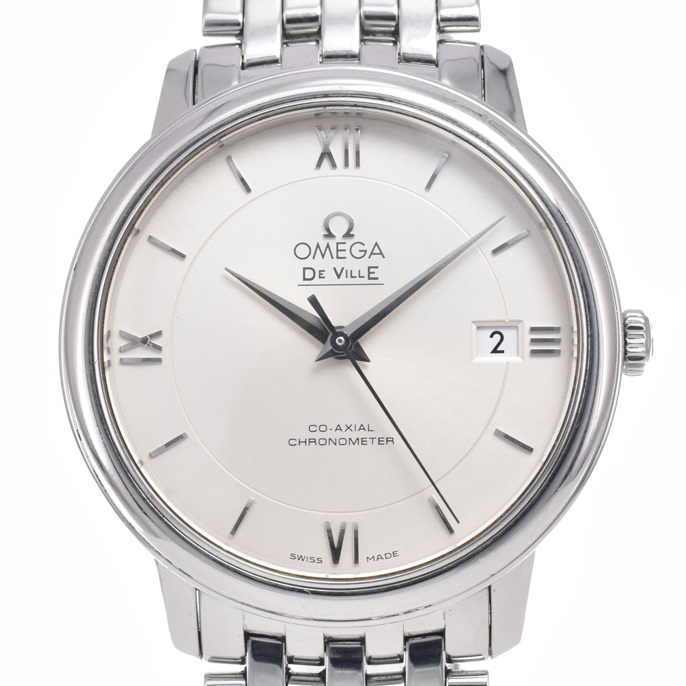 Omega De Ville Prestige Co-Axial Chronometer Automatic Stainless Steel Watch (Pre-Owned)
