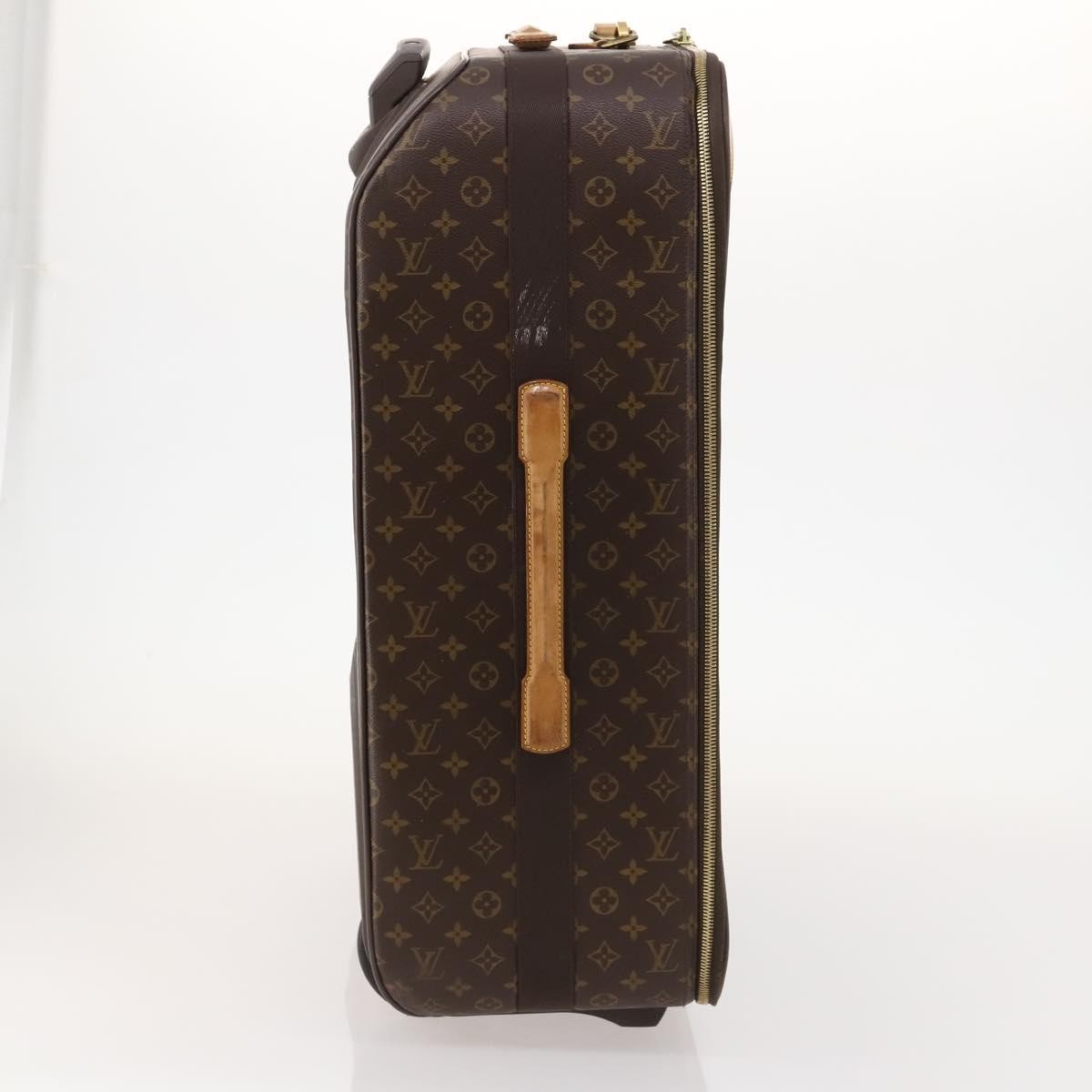 Louis Vuitton Pegase Luggage Monogram Canvas Brown Canvas Travel Bag Bag (Pre-Owned)
