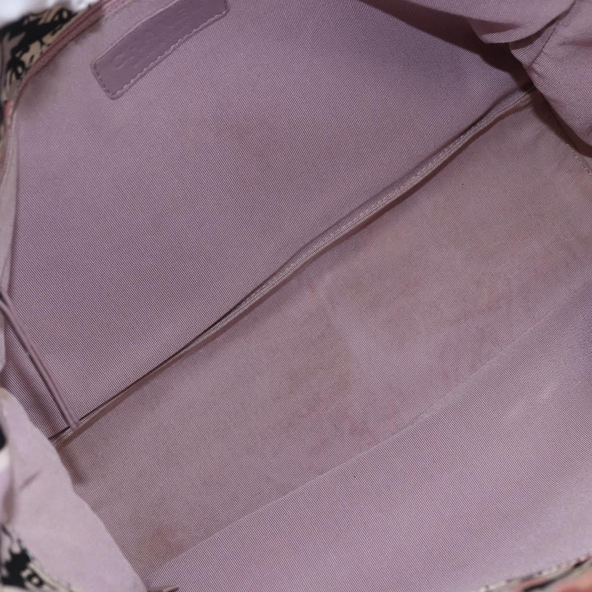 Chanel Vintage Floral Beige Canvas Tote Bag Bag (Pre-Owned)