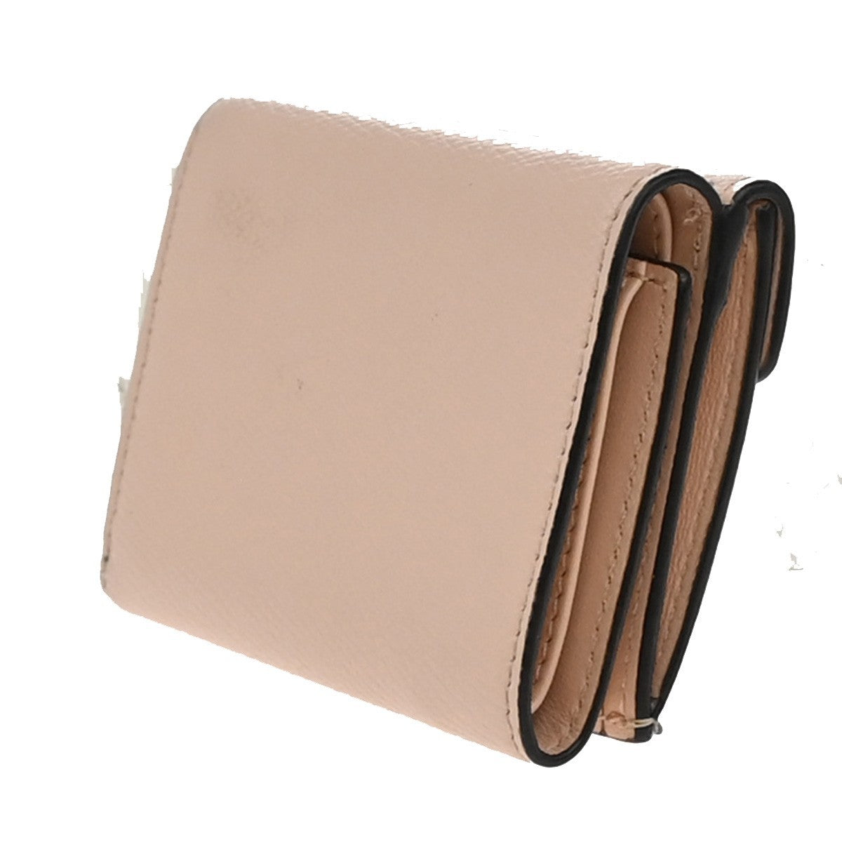 Fendi F Is Fendi Trifold Leather Pink Leather Wallets Accessory (Pre-Owned)